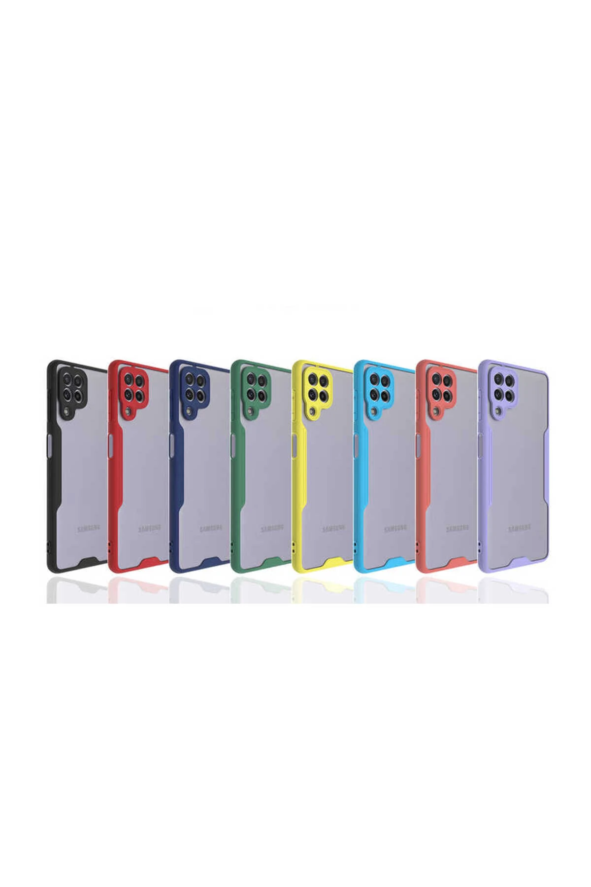 Galaxy M22 Kılıf MKST Parfe Kapak - Pembe