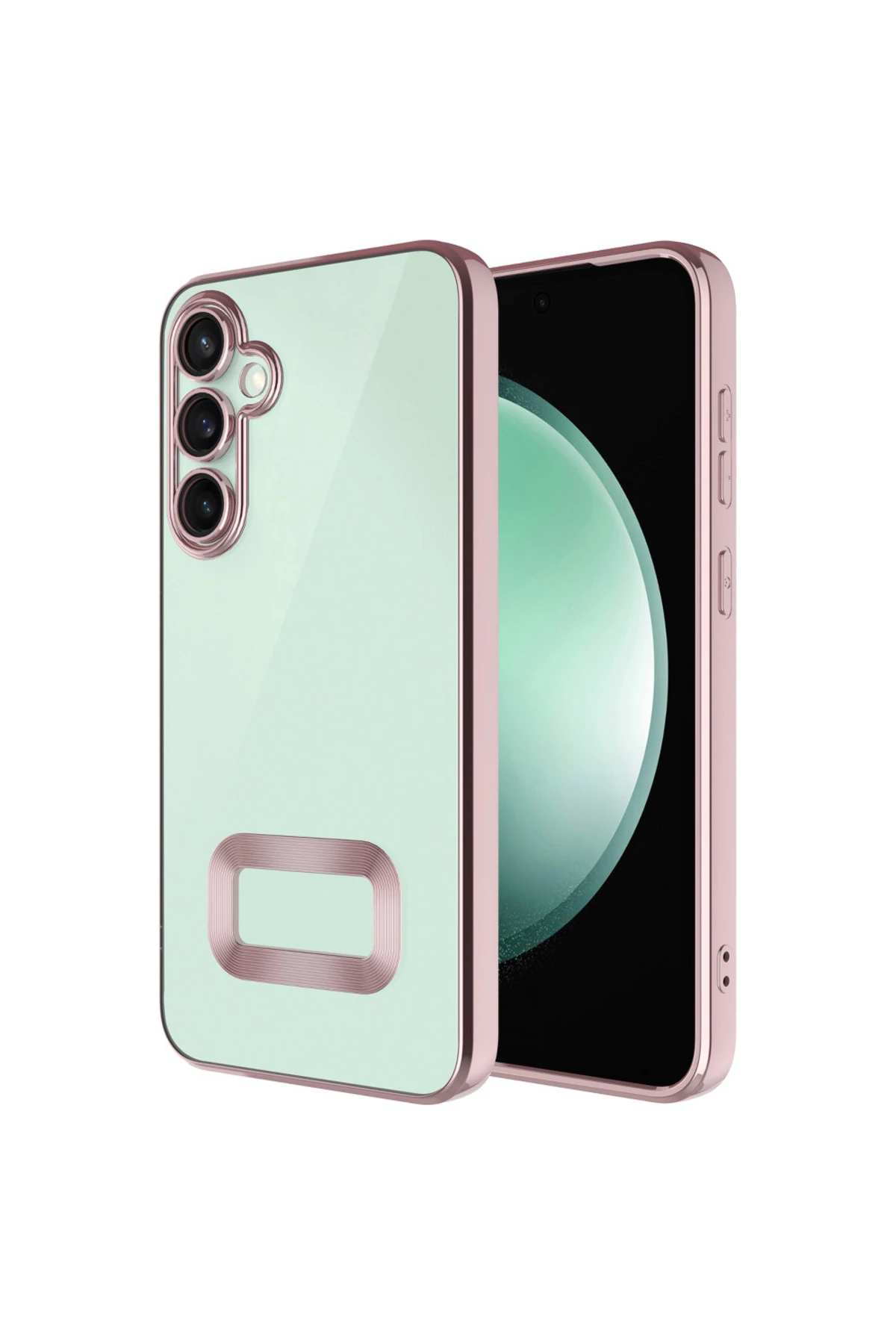 Galaxy A26 Kılıf Kamera Korumalı Logo Gösteren EFFX Omega Kapak - Derin Mor