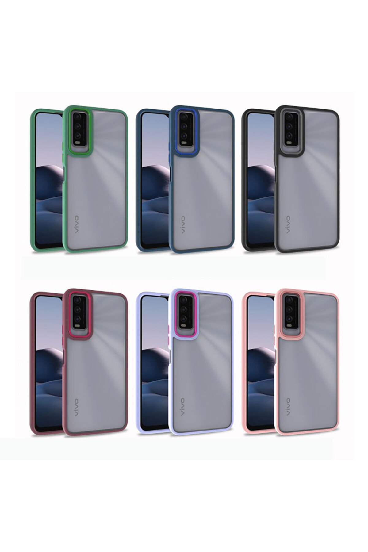 Vivo Y11S Kılıf SYS Flora Kapak - Yeşil