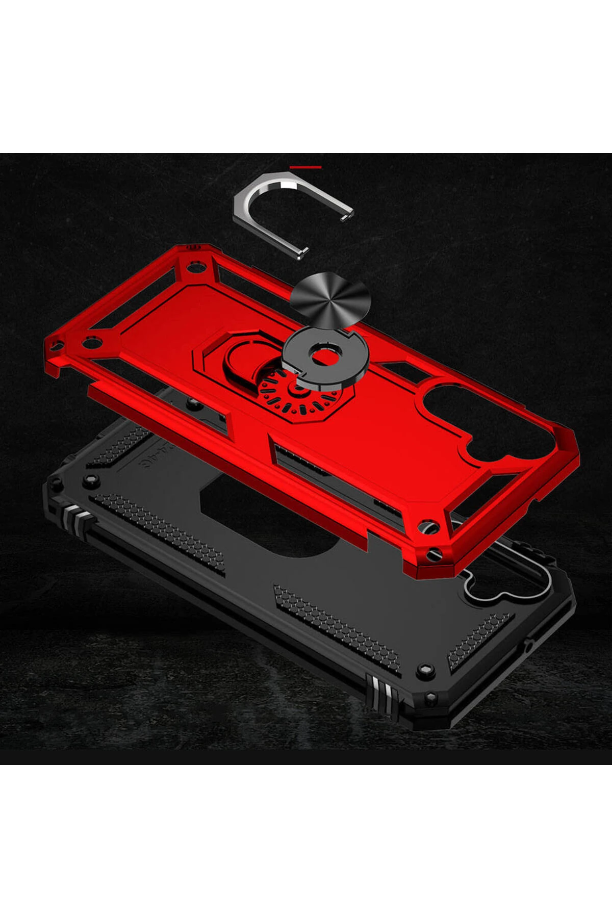 Galaxy A24 Kılıf FZD Vega Kapak - Kırmızı