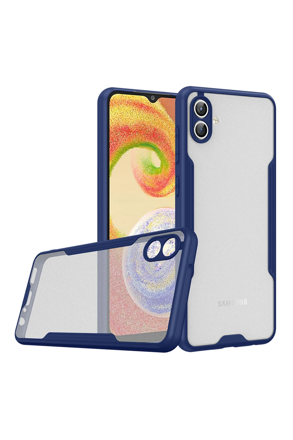 Galaxy A04 Kılıf EFFX Parfe Kapak - Lacivert