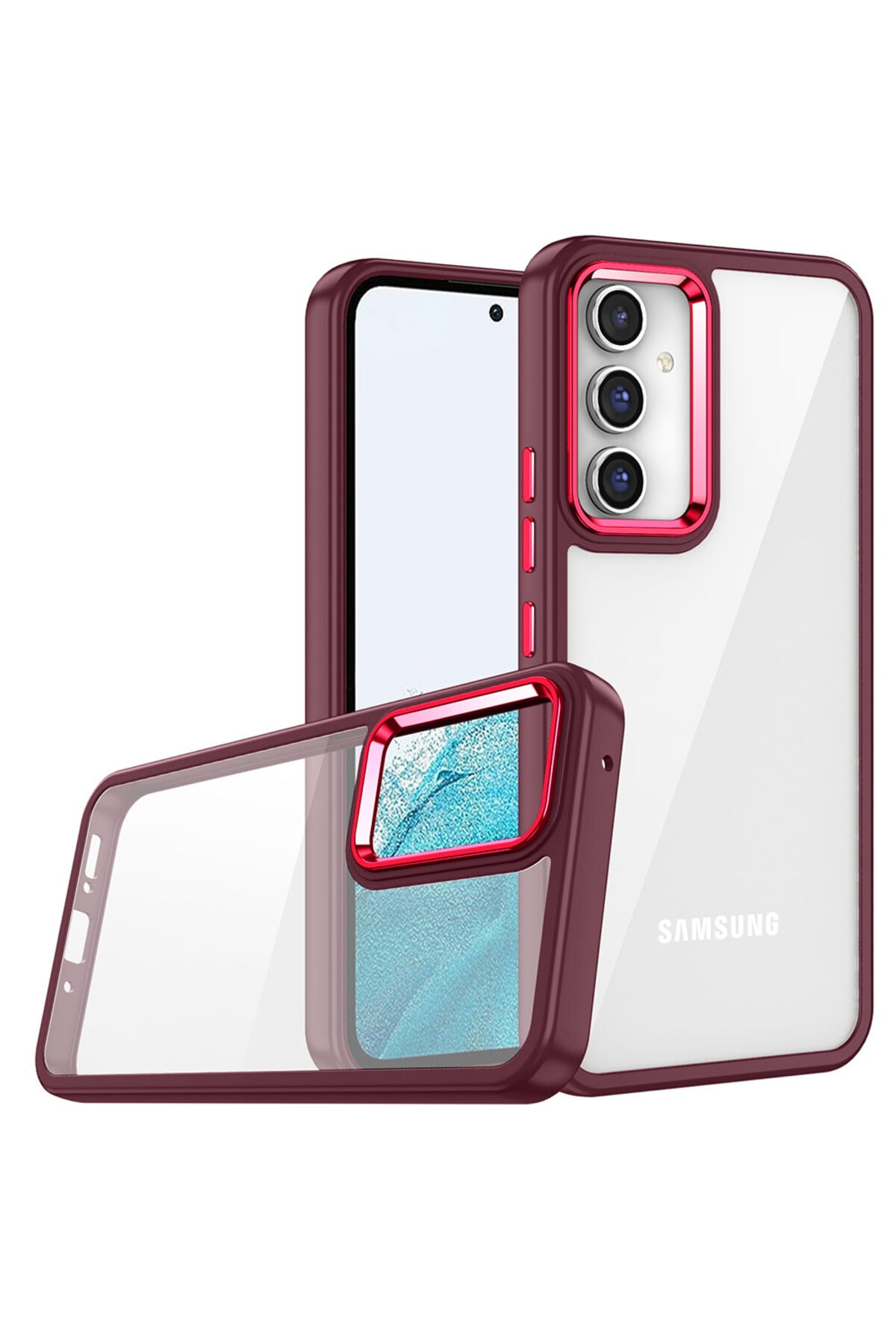 Galaxy A24 Kılıf TYGO Flora Kapak - Kırmızı