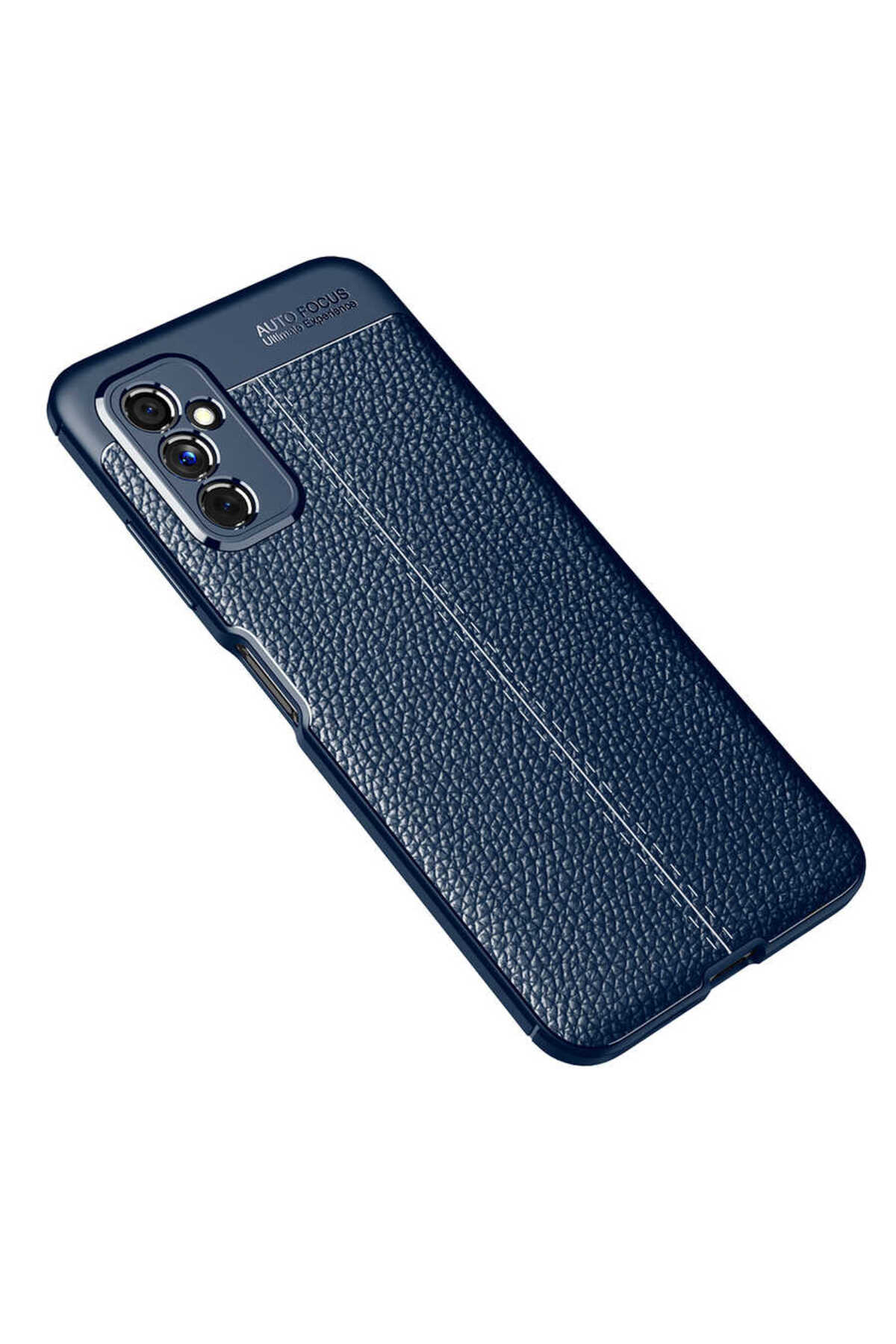 Galaxy M52 Kılıf ECRZ Niss Silikon Kapak - Lacivert