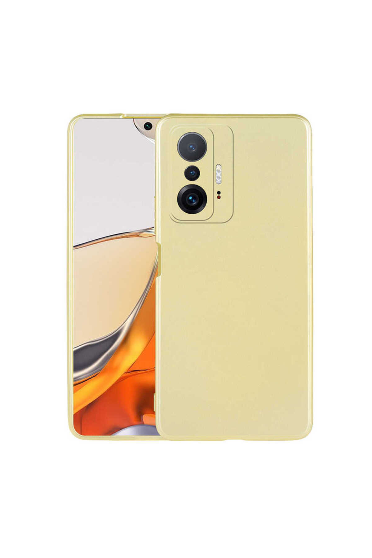 Mi 11T 5G Kılıf MKST Premier Silikon Kapak - Siyah