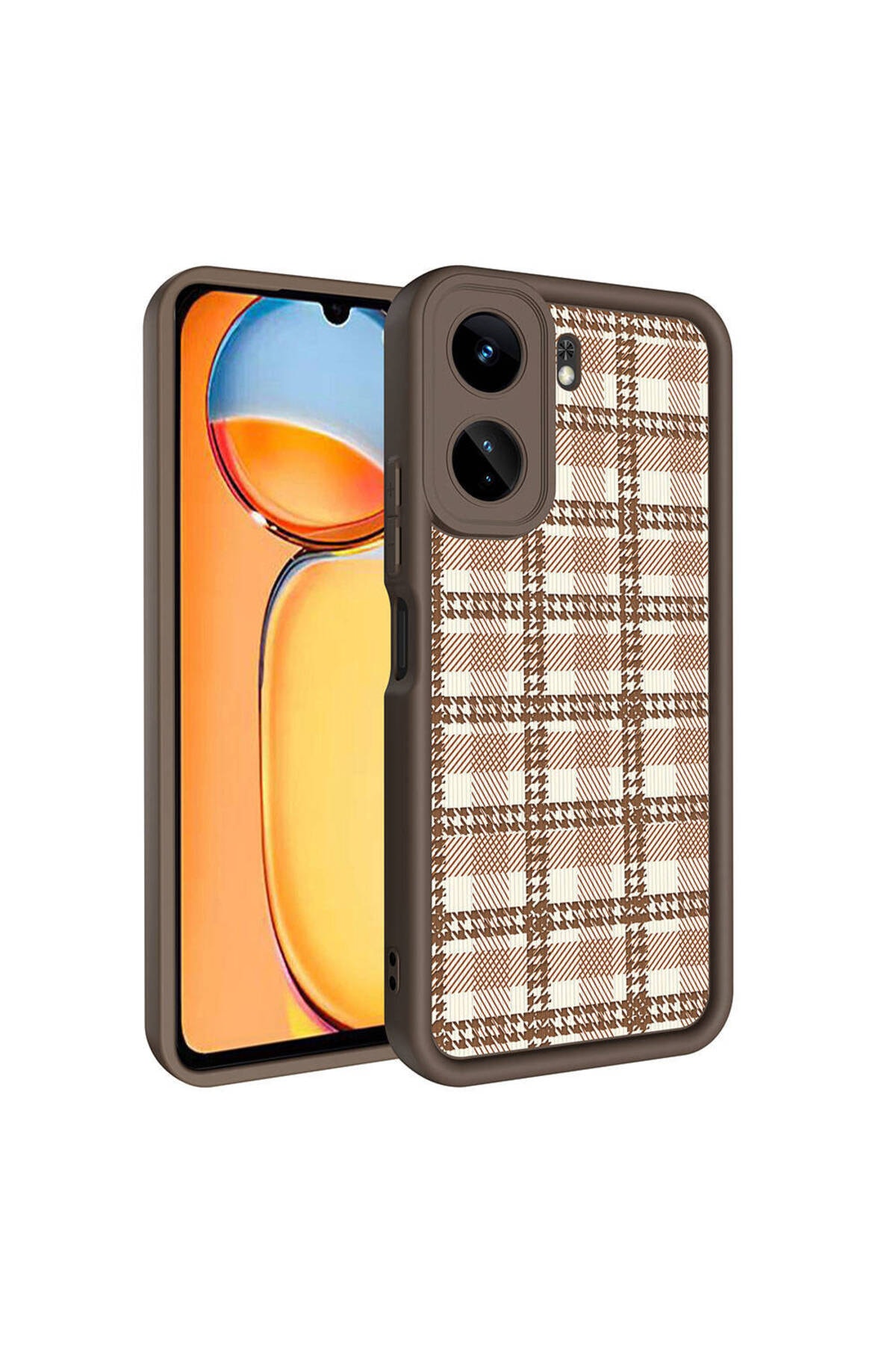 Redmi 13C Kılıf Kamera Korumalı Baskılı Arka Yüzey WNX Klas Kapak - Siyah