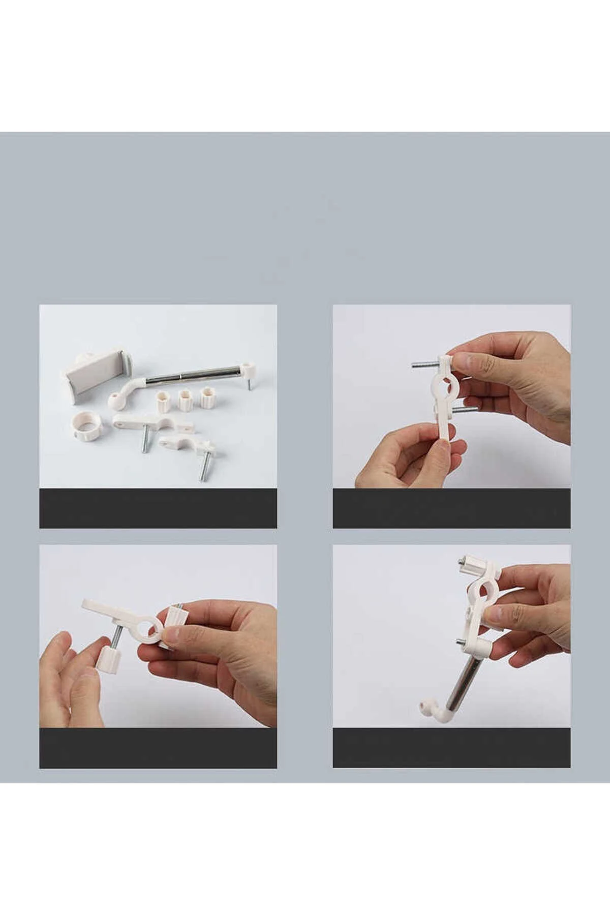 OMSY LG-01 Dikiz Aynası Telefon Tutucu-Siyah