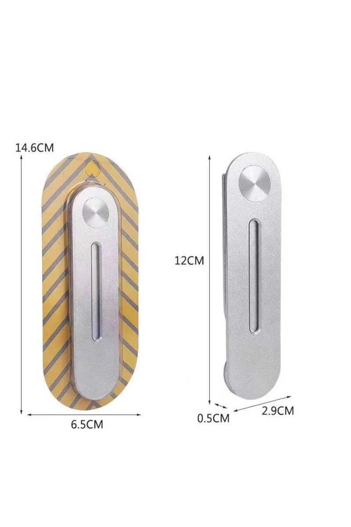 TKNC F21 Laptop - Monitör Telefon Tutucu-Gümüş