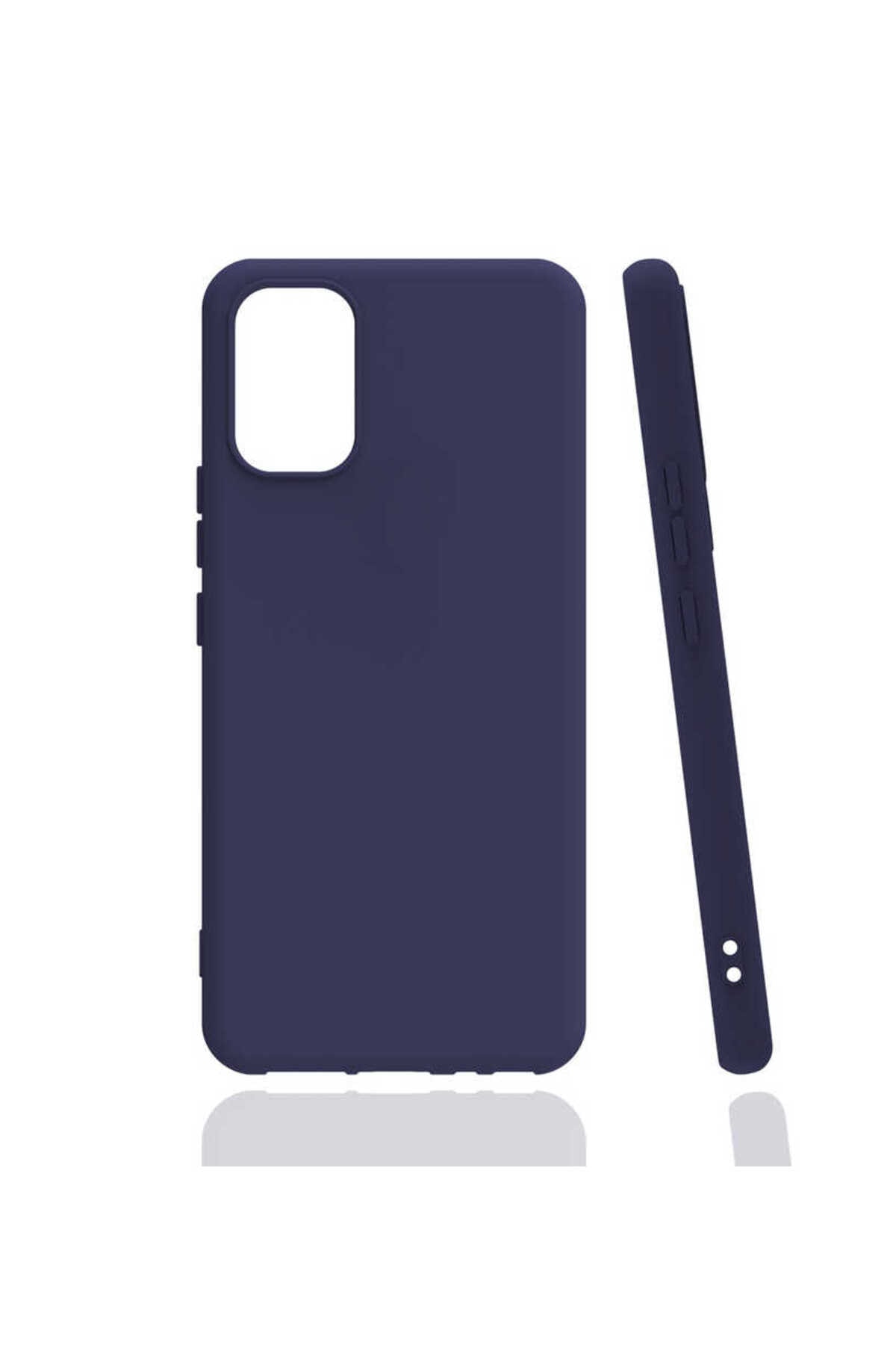Vivo V21E Kılıf SYS Biye Silikon - Mavi