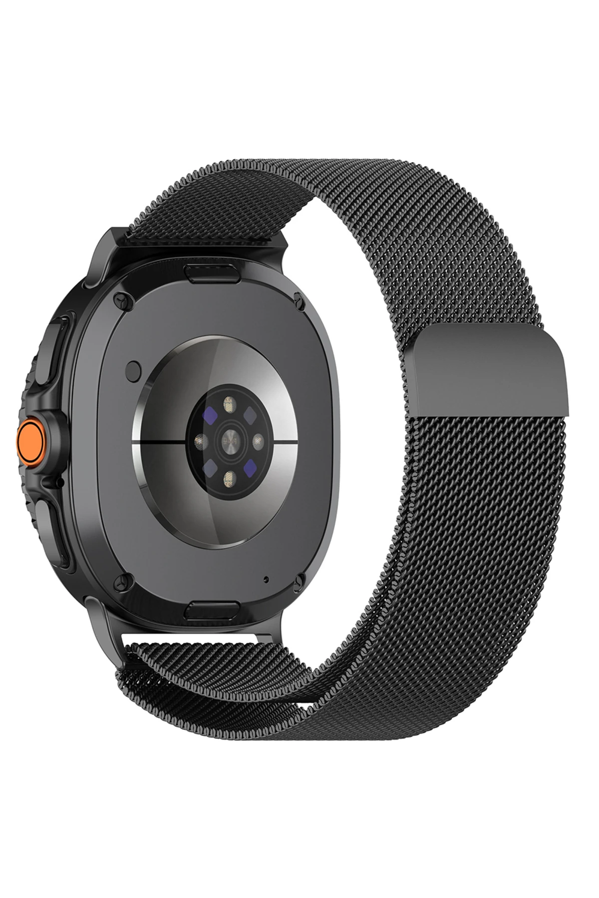 Galaxy Watch 8 Zore KRD-01 Metal Kordon - Siyah