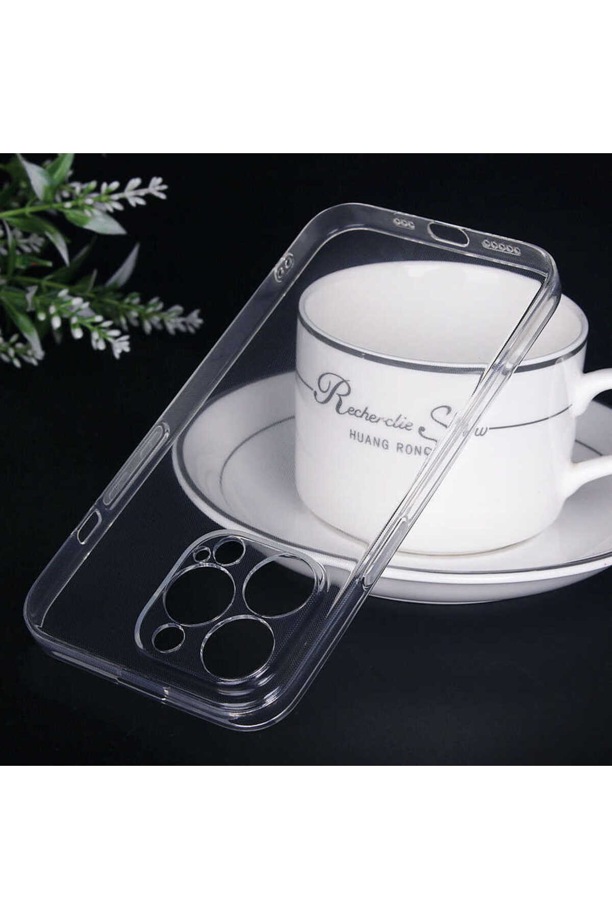 iPhone 13 Pro Max Uyumlu GCMP İmax Silikon-Renksiz