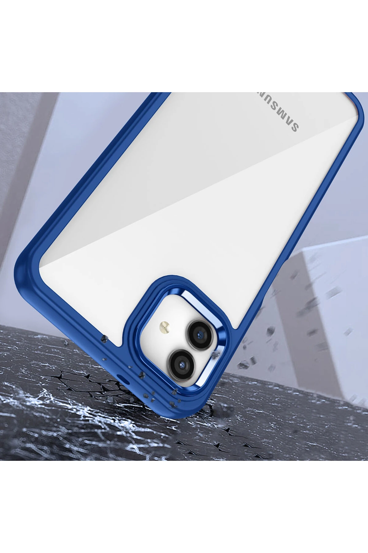 Galaxy A04 Kılıf TKNC Flora Kapak - Rose Gold