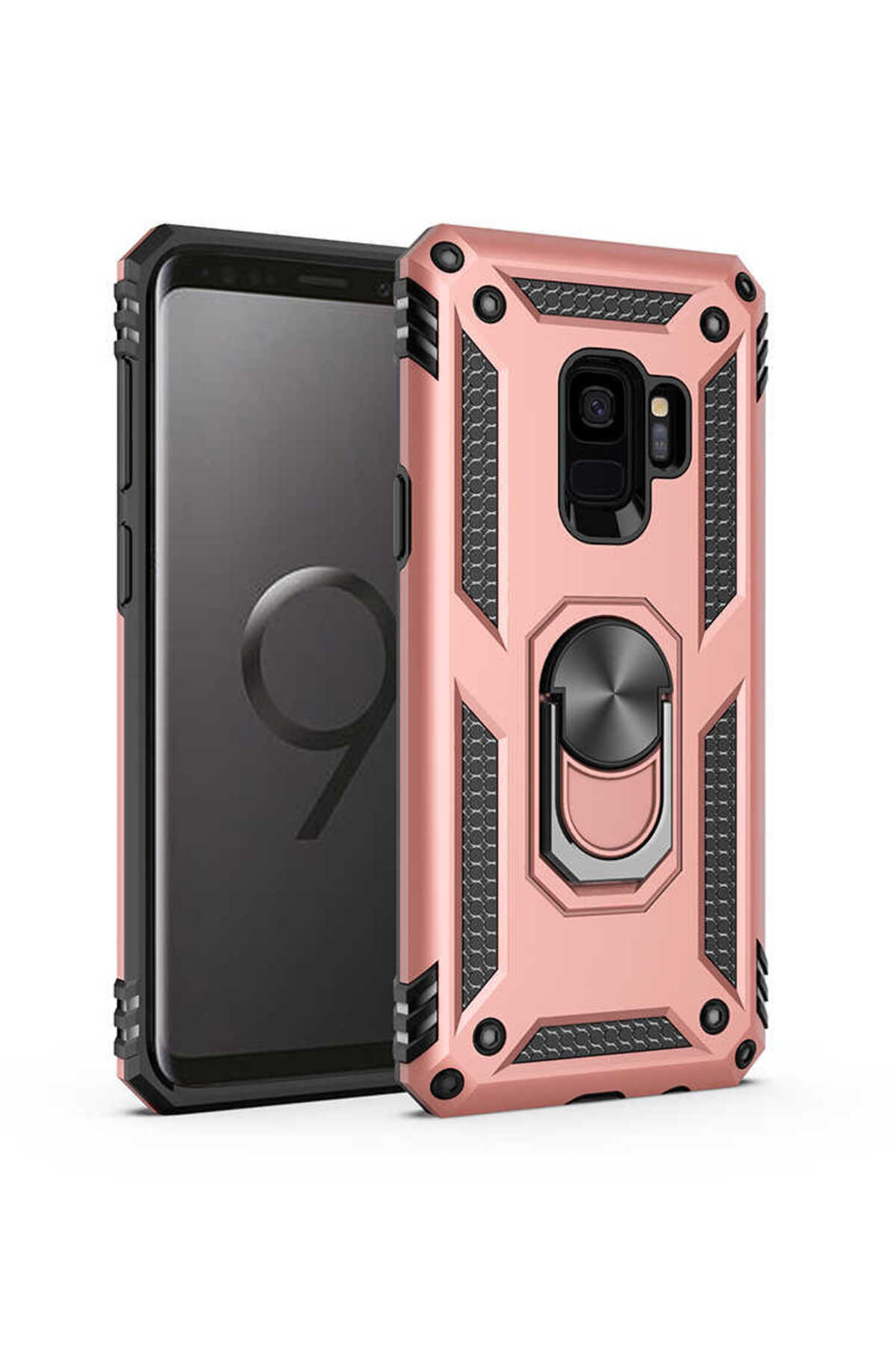Galaxy S9 Kılıf WNX Vega Kapak - Rose Gold