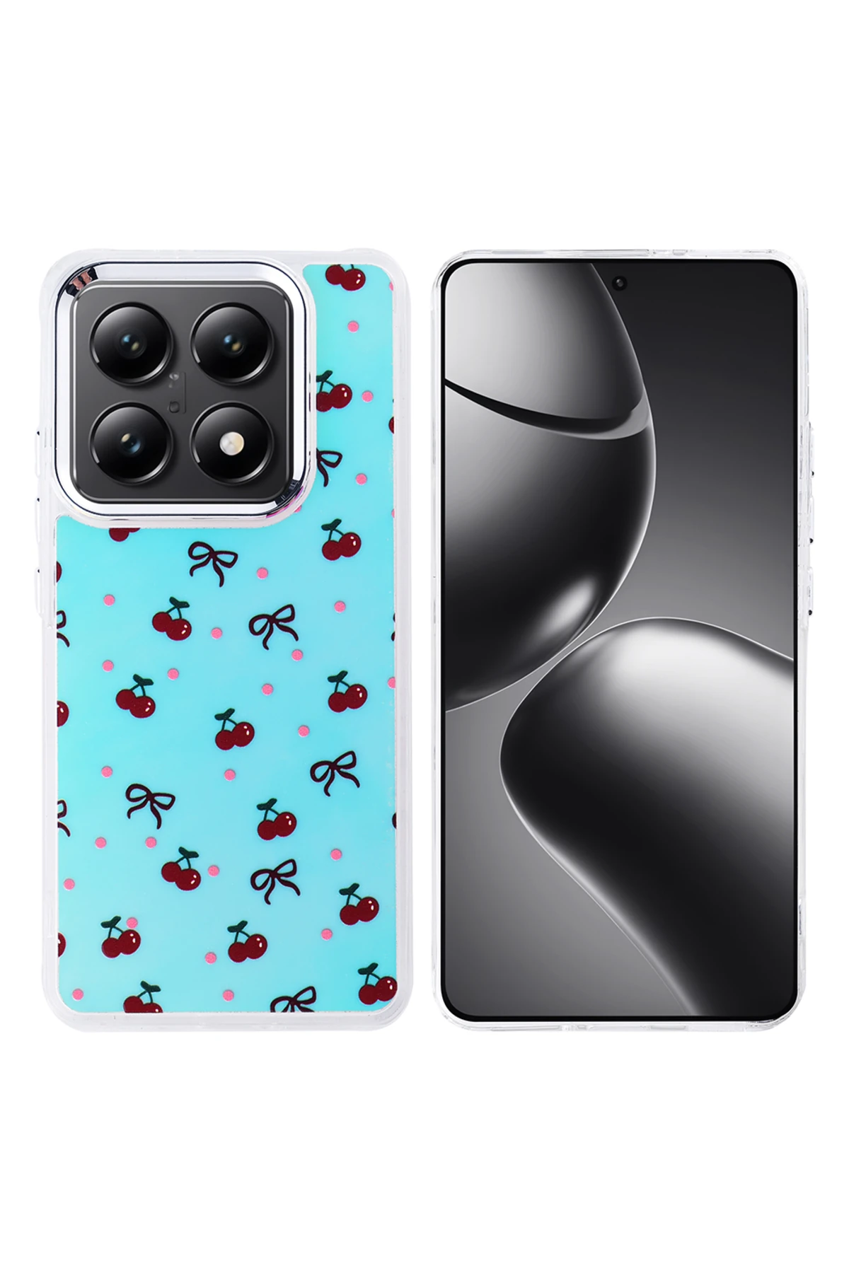 14T Pro Kılıf Airbag Tasarımlı OMSY Hadra Kapak - Kelebek