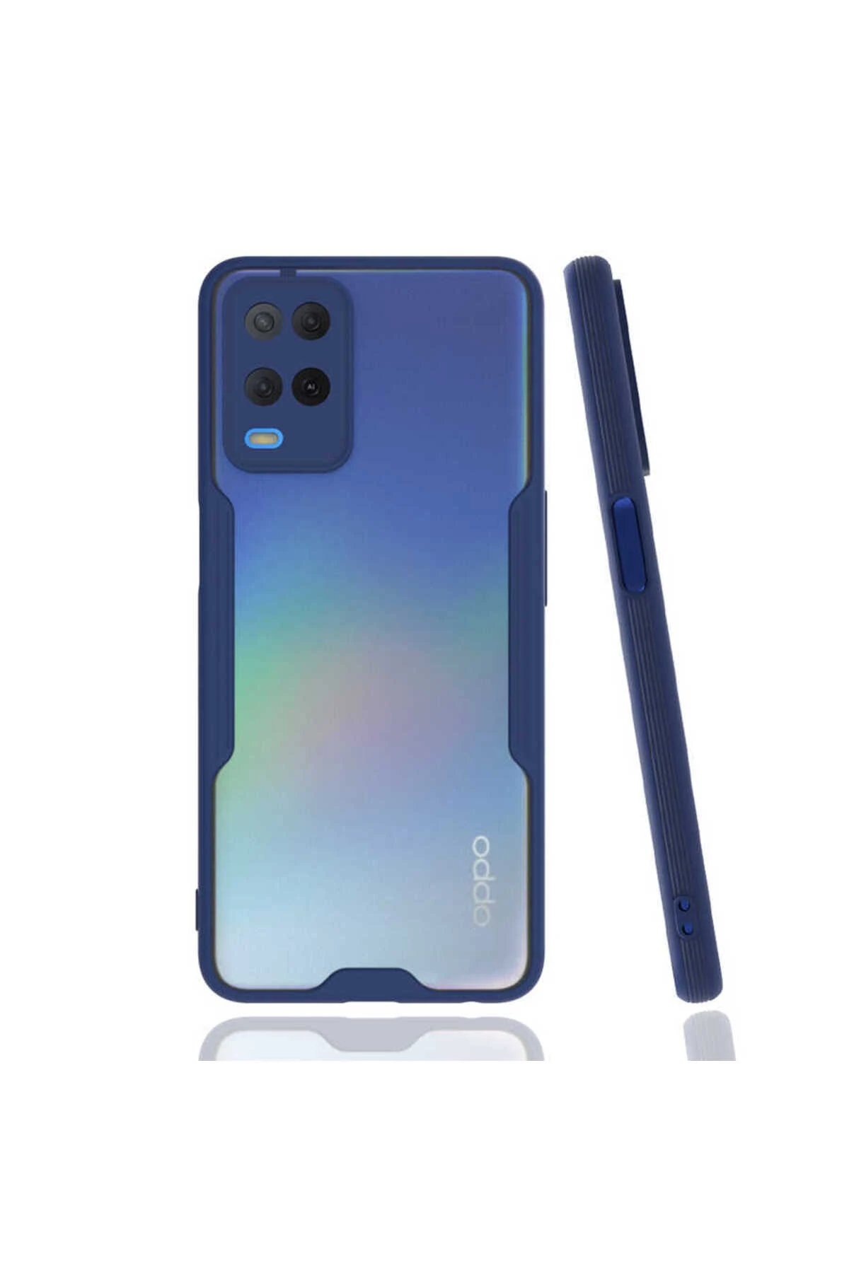 A54 4G Kılıf N7TH Parfe Kapak - Lacivert