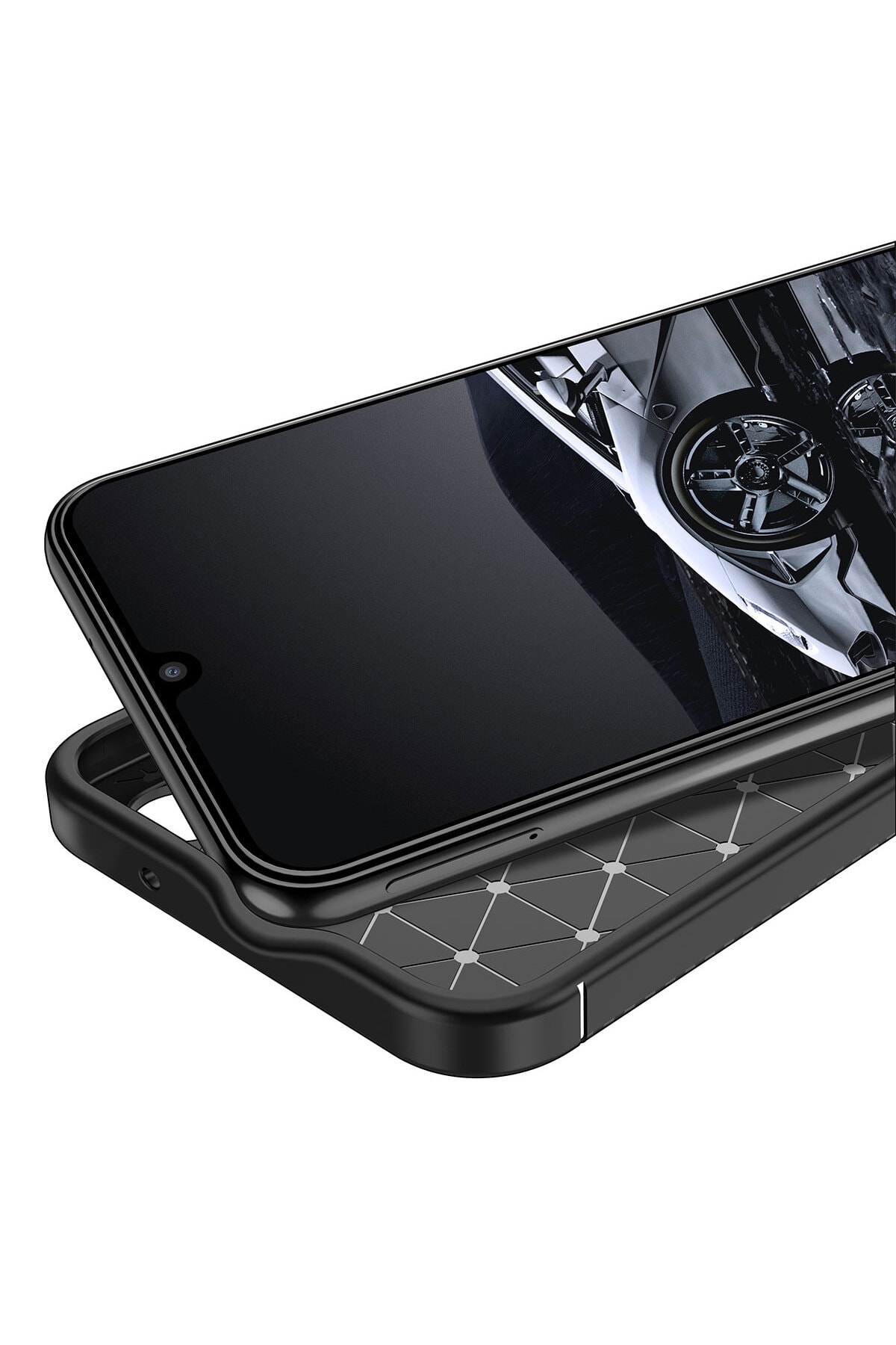 Galaxy A34 Kılıf KHYR Negro Silikon Kapak - Lacivert
