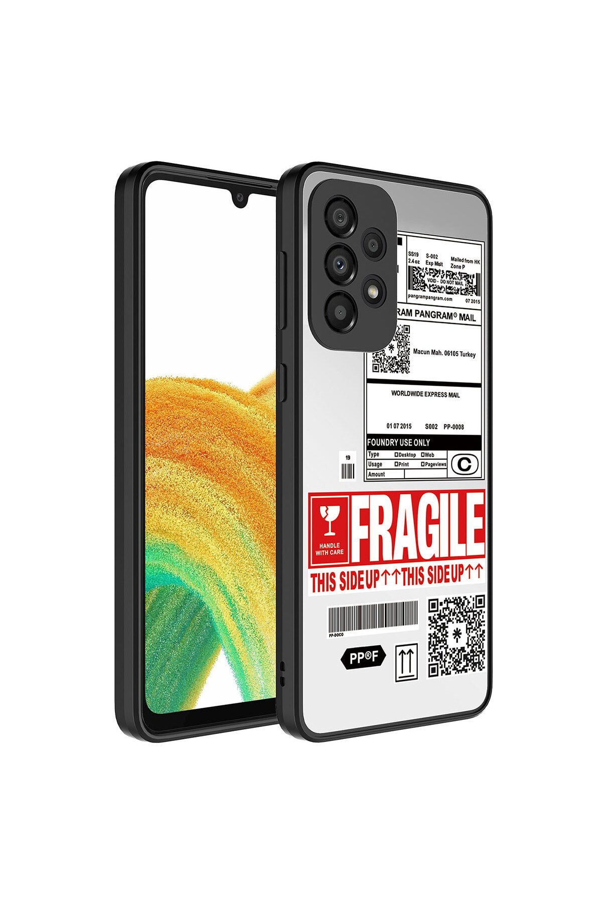 Galaxy A52 Kılıf Aynalı Desenli Kamera Korumalı Parlak KHYR Mirror Kapak - Kalp
