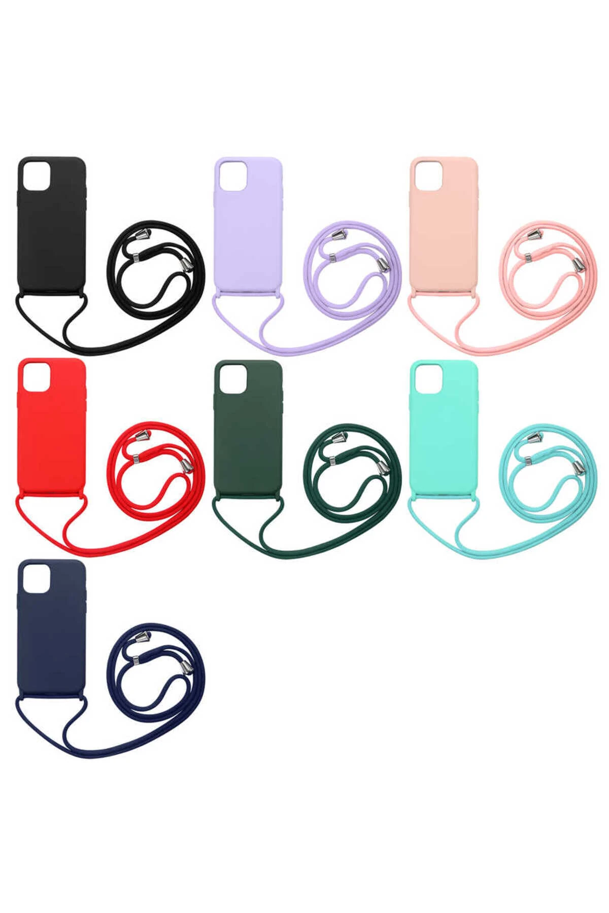 iPhone 12 Uyumlu TYGO Ropi Kılıf-Koyu Yeşil