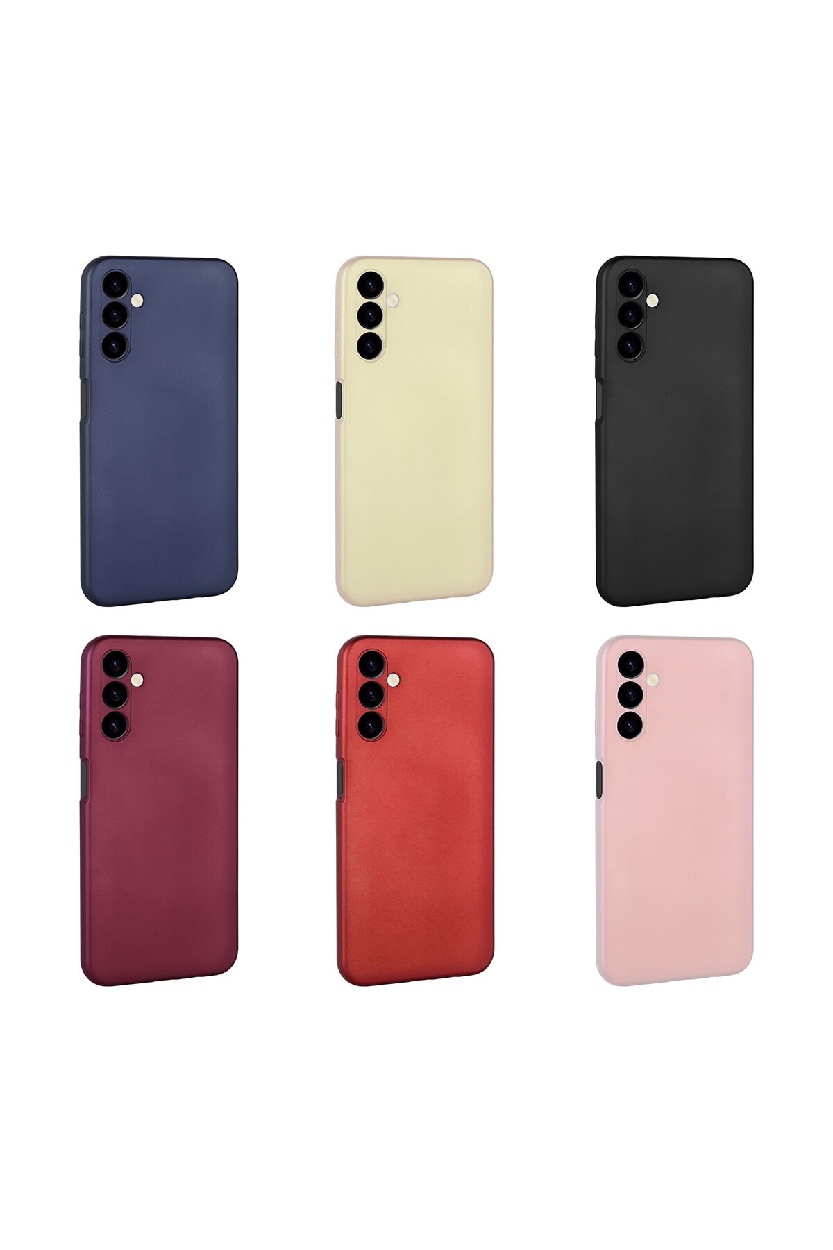 Galaxy M14 Kılıf TLZN Premier Silikon Kapak - Saks Mavi