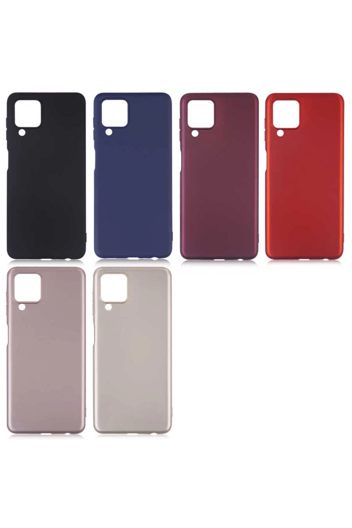 Galaxy A22 4G Kılıf FZD Premier Silikon Kapak - Gold