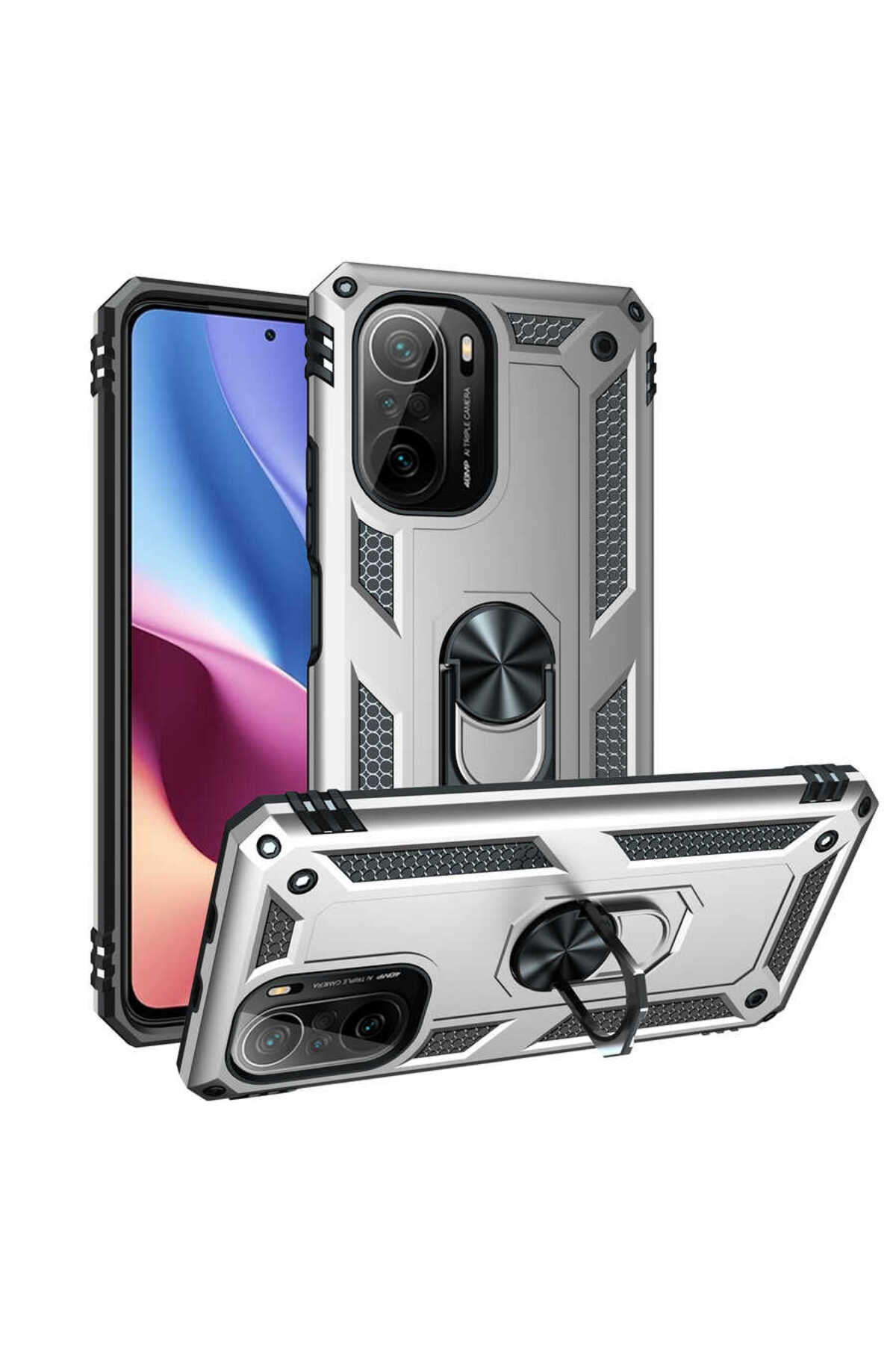 Poco F3 Kılıf TKNC Vega Kapak - Rose Gold