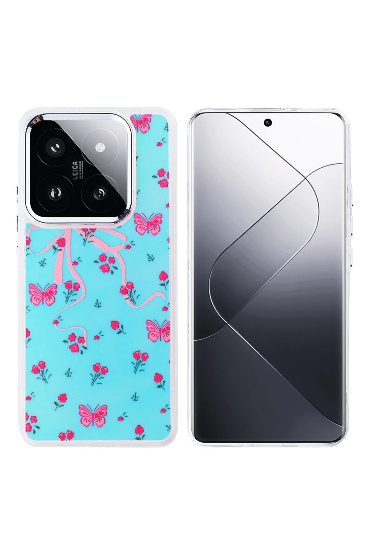 14T Uyumlu Kılıf Airbag Tasarımlı OMSY Hadra Kapak - Kelebek