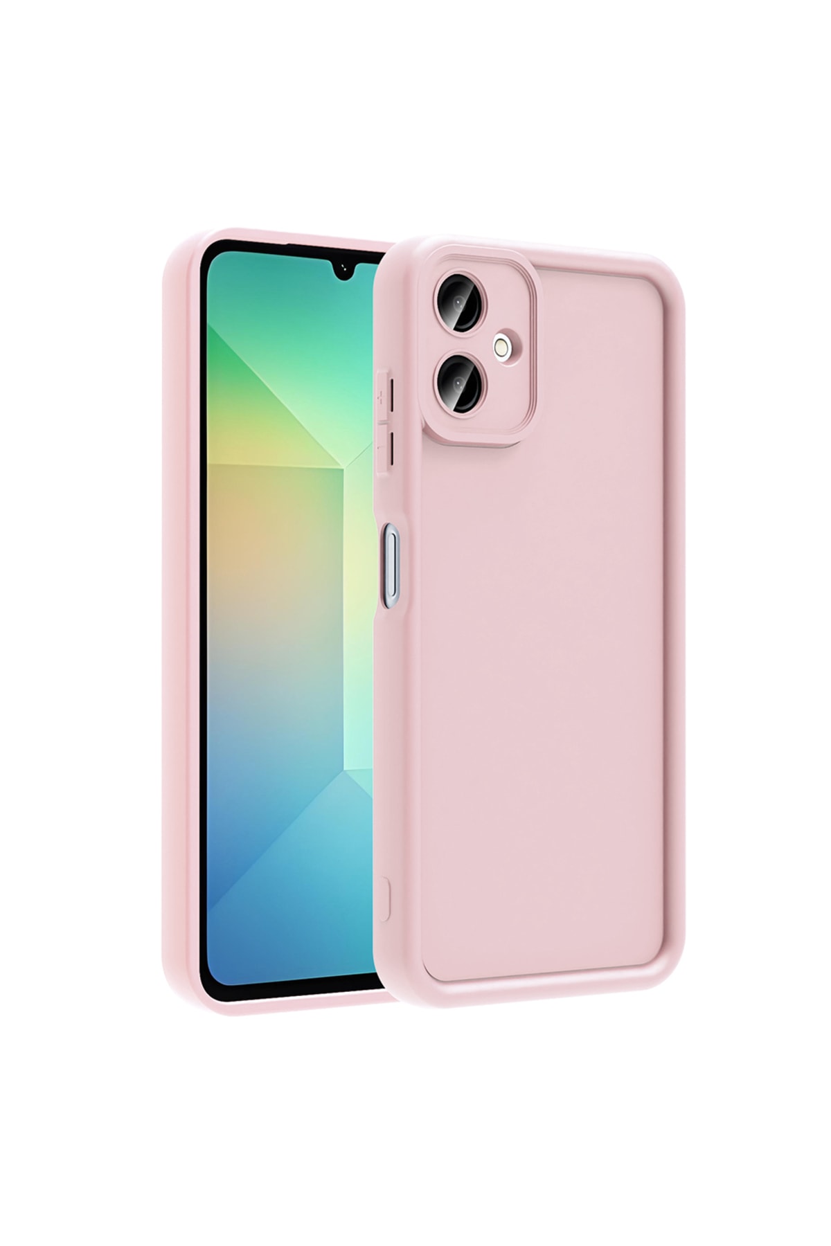 Galaxy A06 Kılıf Kamera Korumalı LCKC Ananas Kapak - Pembe