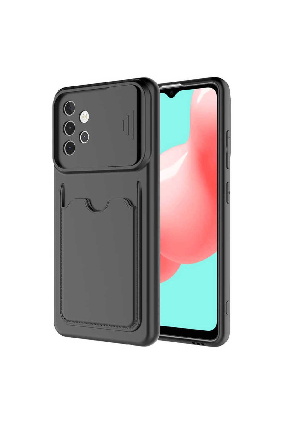 Galaxy A32 4G Kılıf Kartix Kapak - Kırmızı