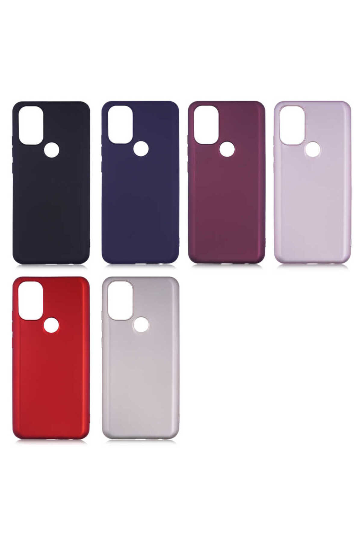 General Mobile 21 Plus Kılıf MKST Premier Silikon Kapak - Mürdüm