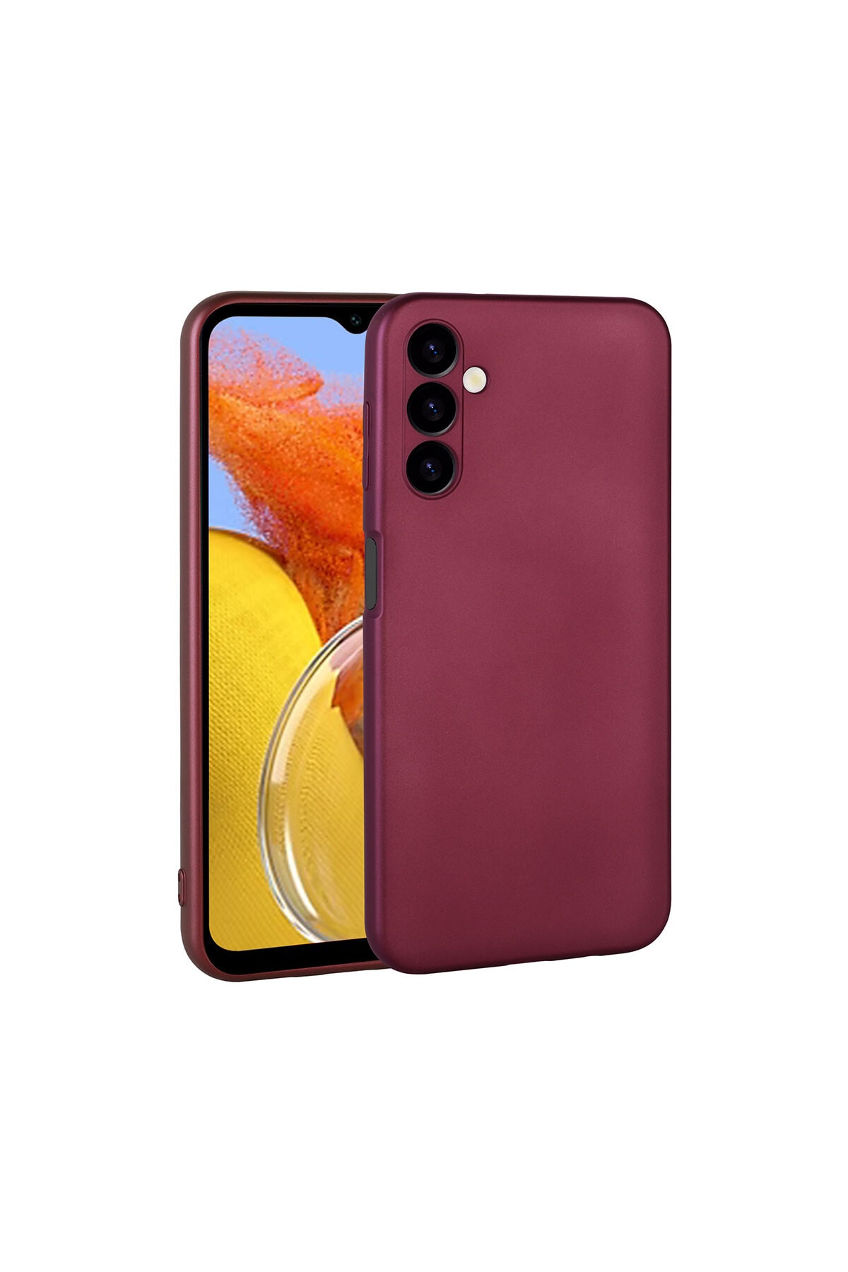 Galaxy M14 Kılıf TLZN Premier Silikon Kapak - Saks Mavi