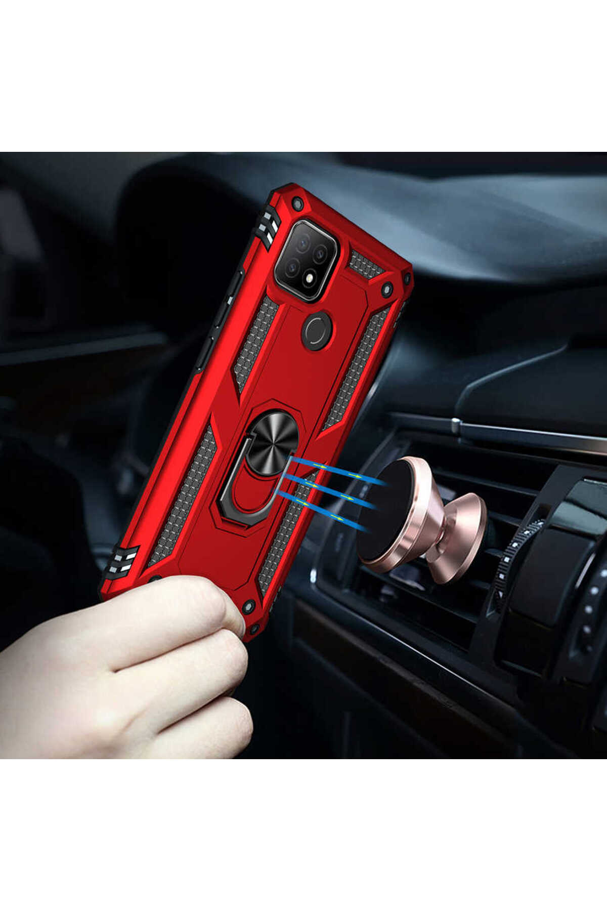 A15S Kılıf LCKC Vega Kapak - Gri