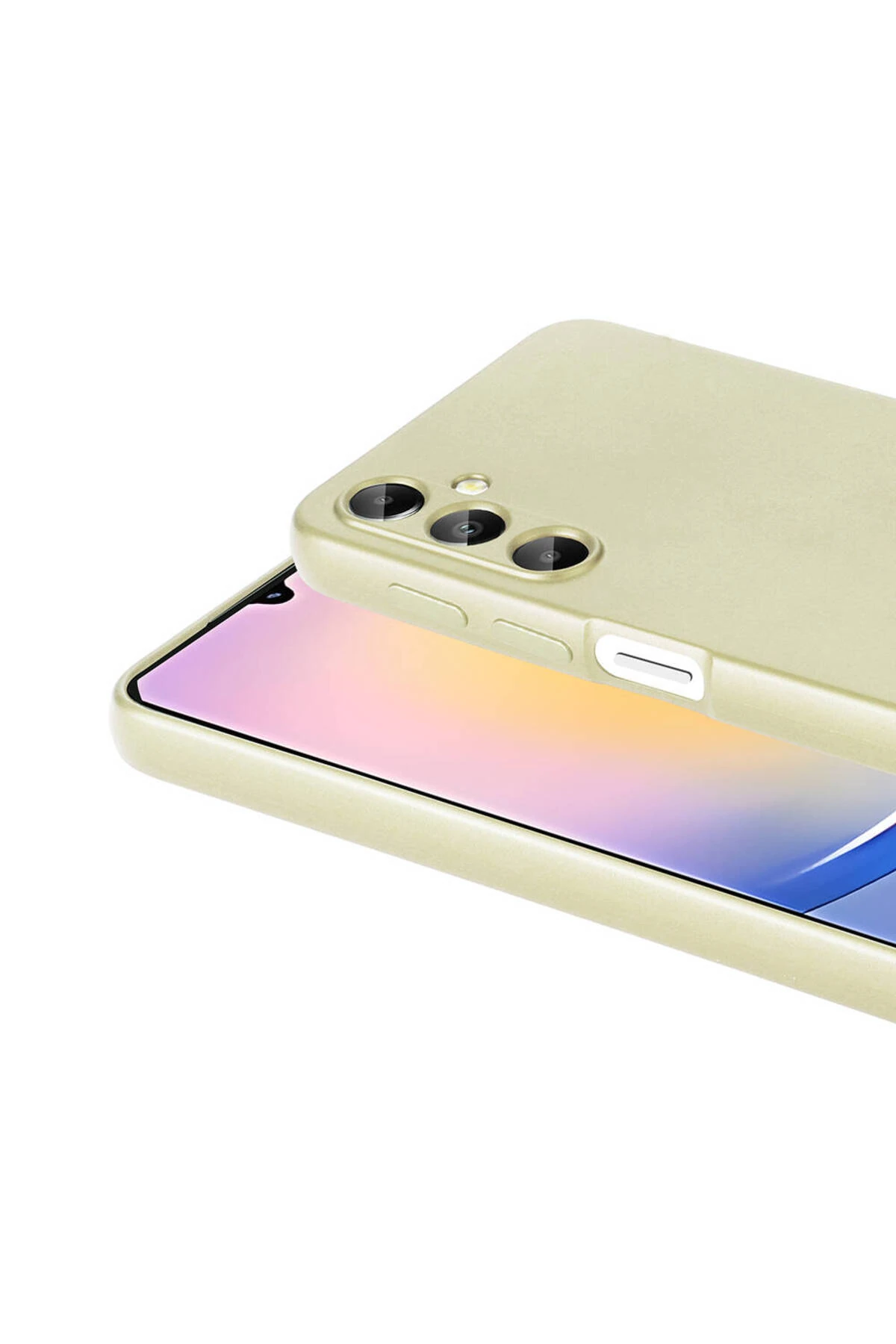 Galaxy A25 Kılıf MKST Premier Silikon Kapak - Rose Gold