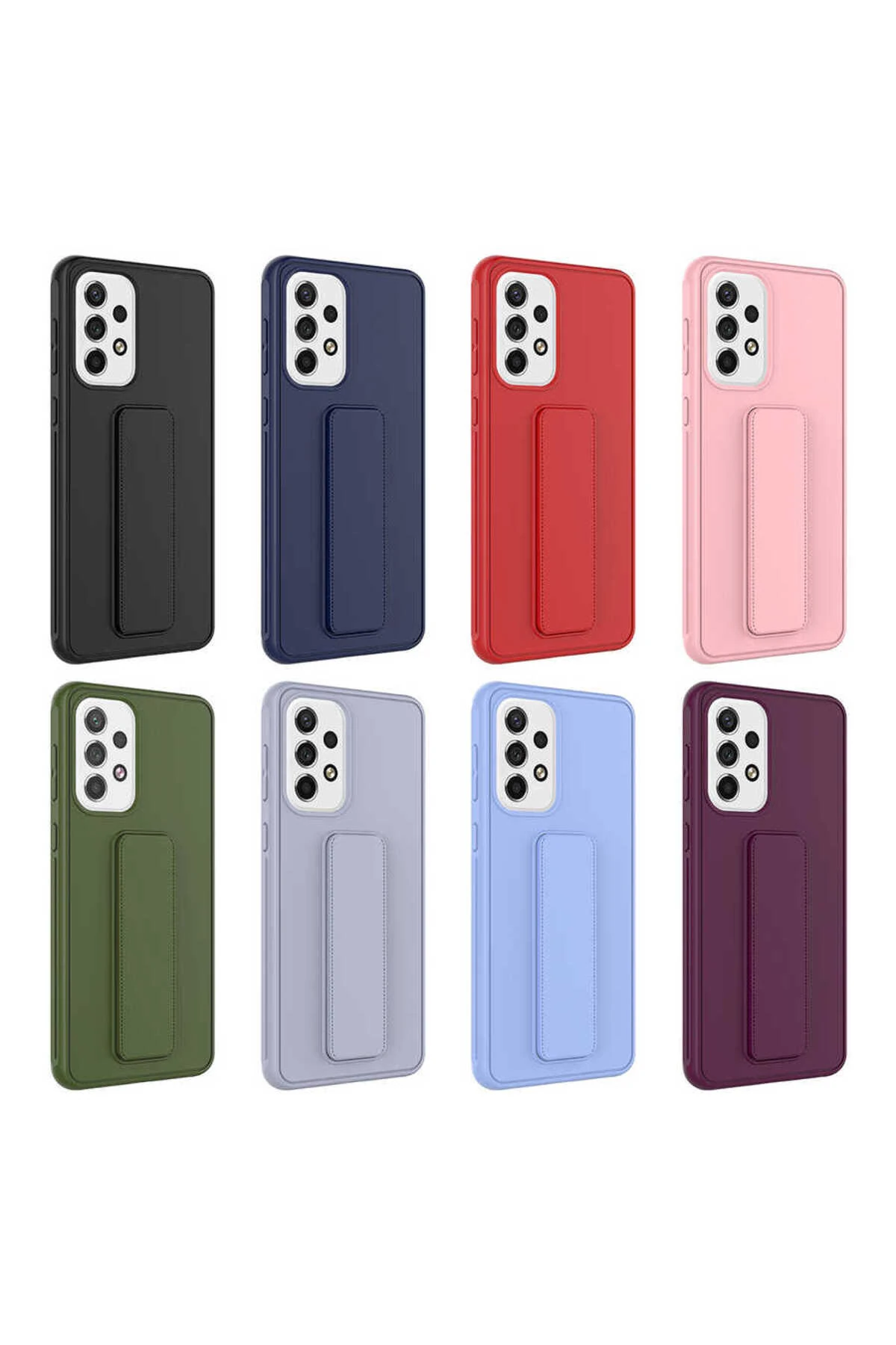 Galaxy A73 Kılıf UCY Qstand Kapak - Lacivert