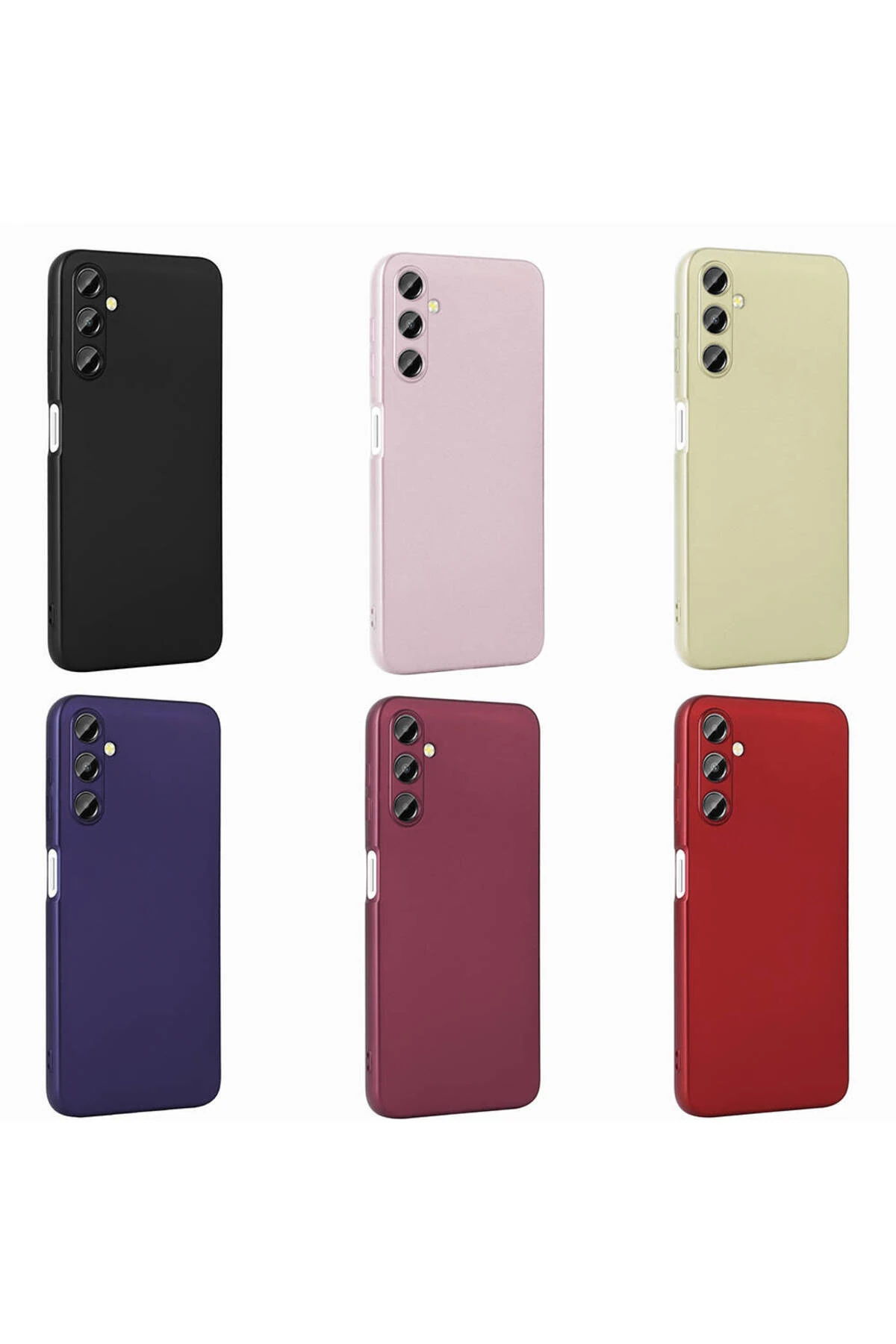 Galaxy A25 Kılıf MKST Premier Silikon Kapak - Rose Gold