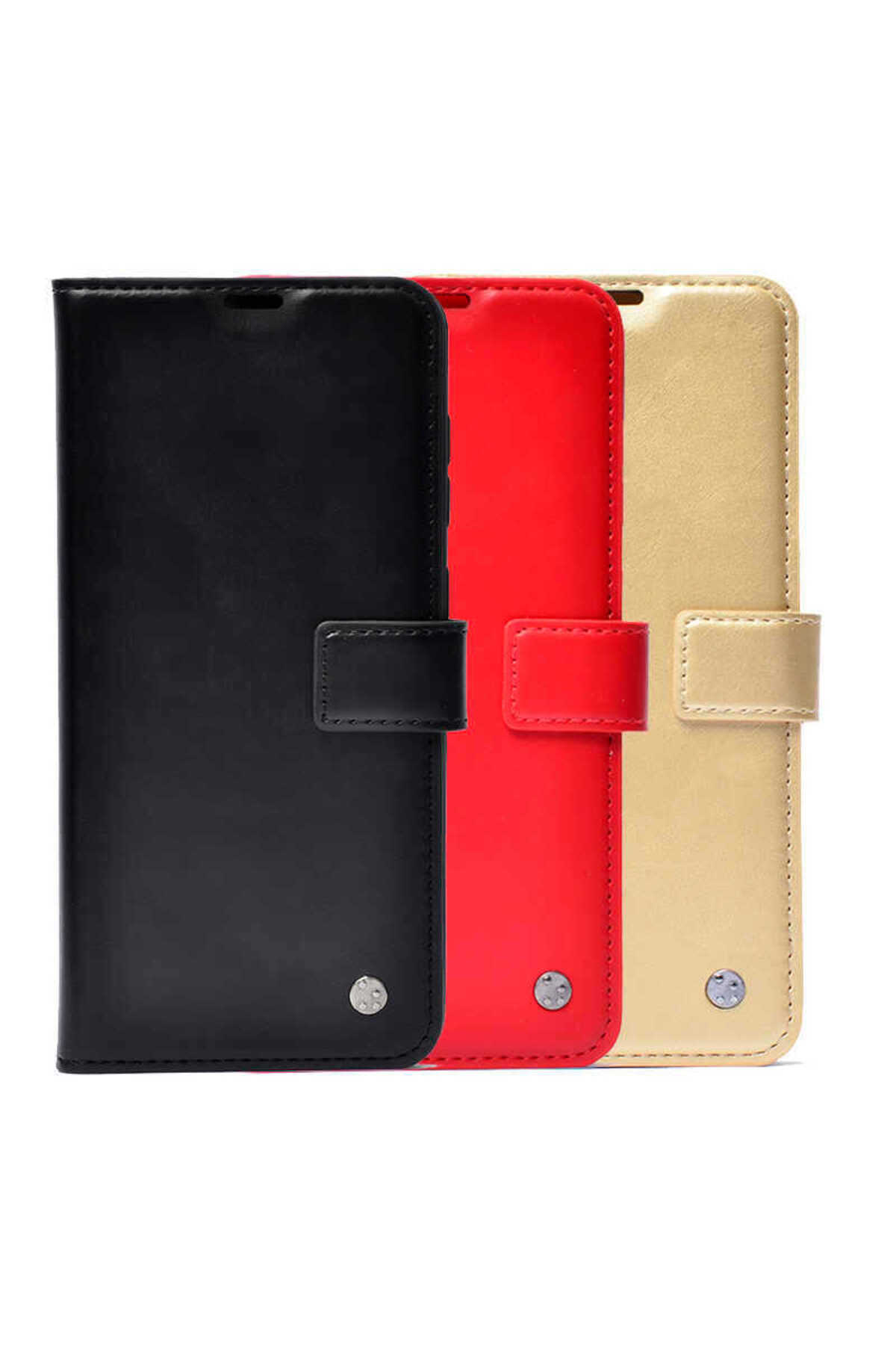 Poco X4 Pro 5G Kılıf MSCS Kar Deluxe Kapaklı Kılıf - Gold