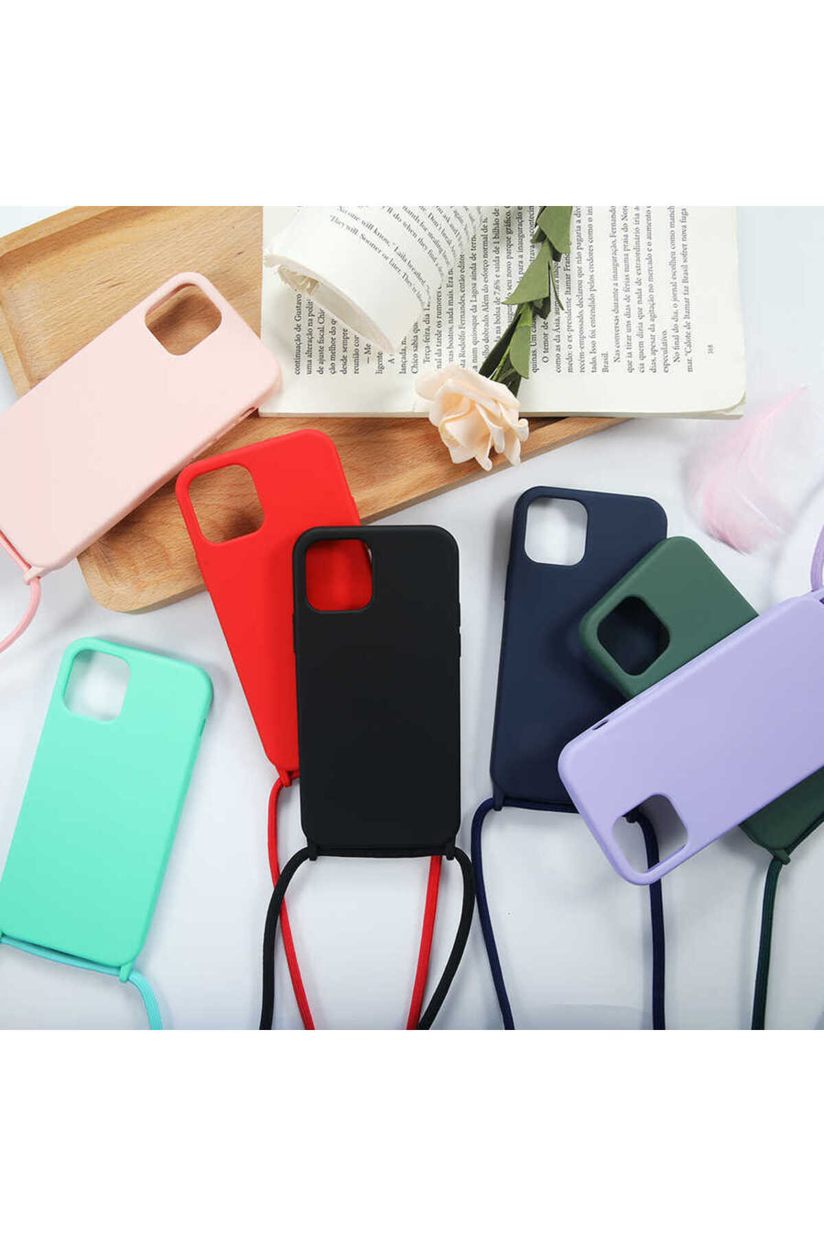 iPhone 12 Uyumlu TYGO Ropi Kılıf-Koyu Yeşil