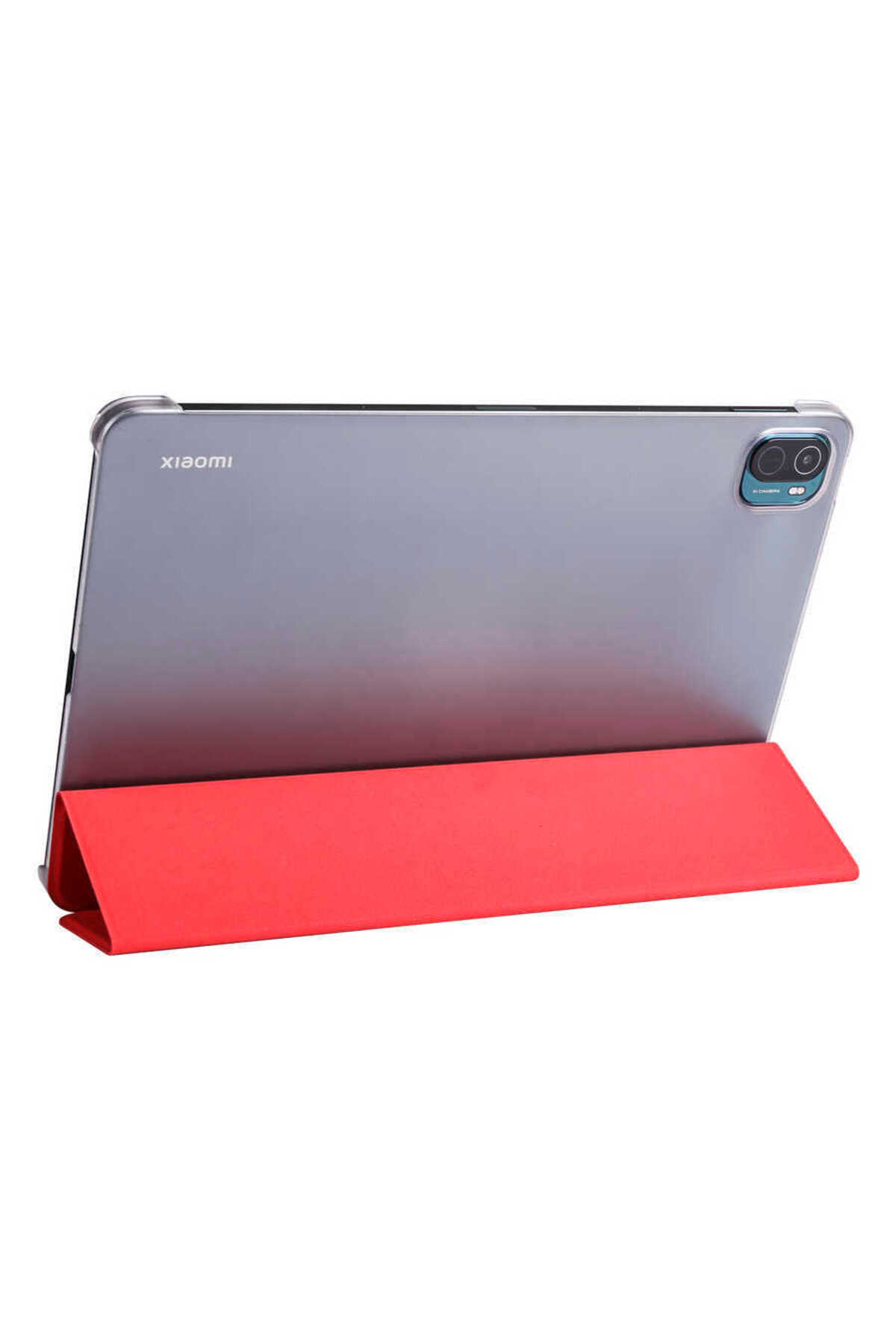 Mi Pad 5 BTBM Smart Cover Standlı 1-1 Kılıf - Gri