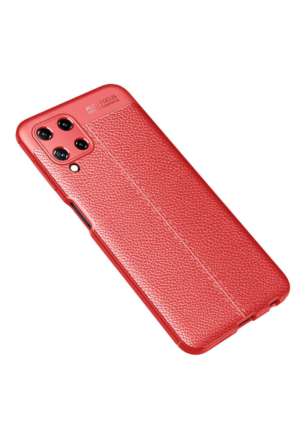 Galaxy A22 4G Kılıf TKNC Niss Silikon Kapak - Kırmızı