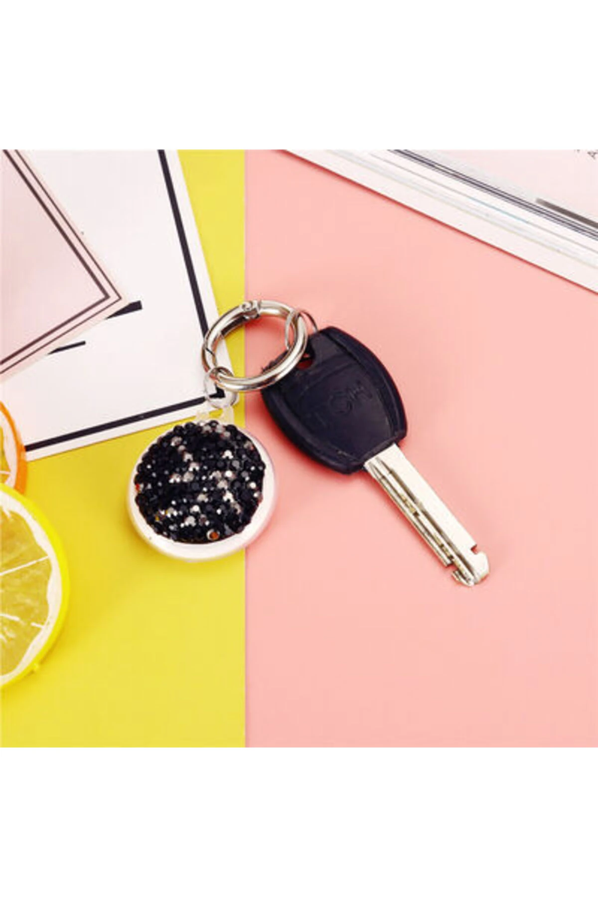 MXSP Airtag 03 Uyumlu Silikon Anahtarlık-Siyah