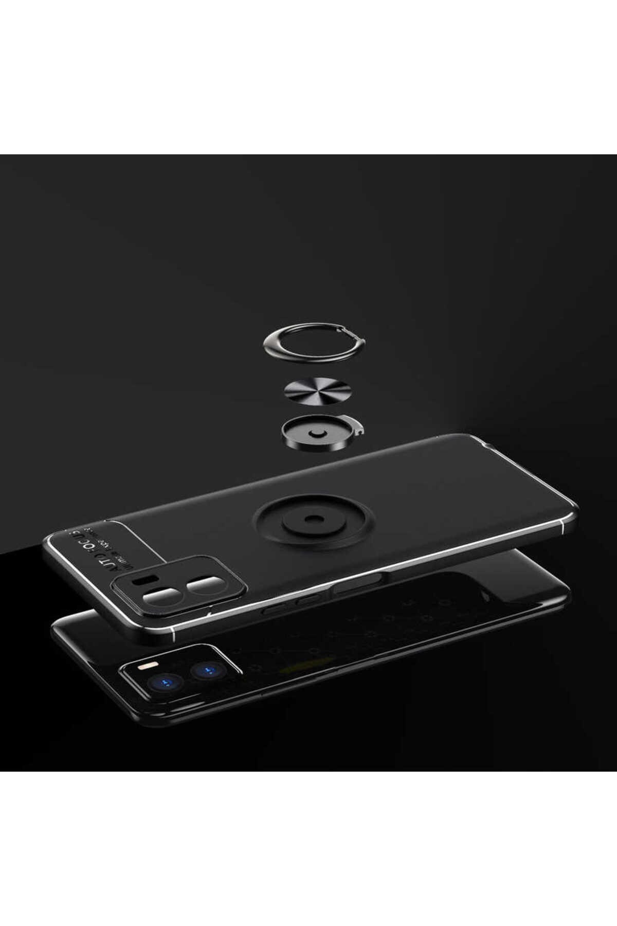 Vivo Y15S Kılıf WNX Ravel Silikon Kapak - Kırmızı
