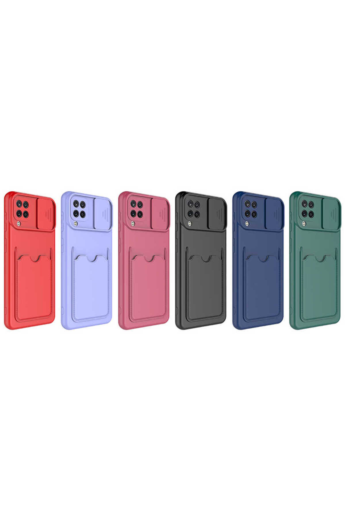 Galaxy M22 Kılıf ECRZ Kartix Kapak - Lila