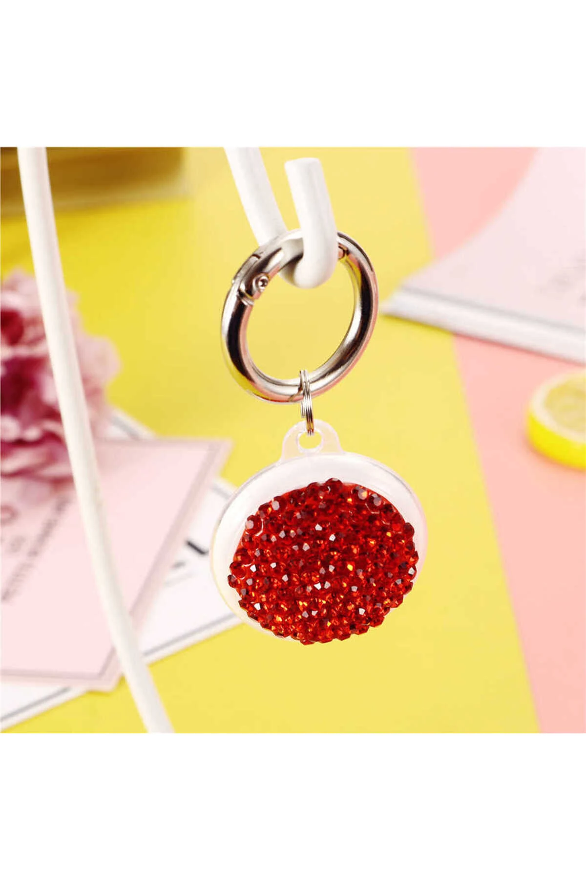 Silikon Anahtarlık-Kırmızı