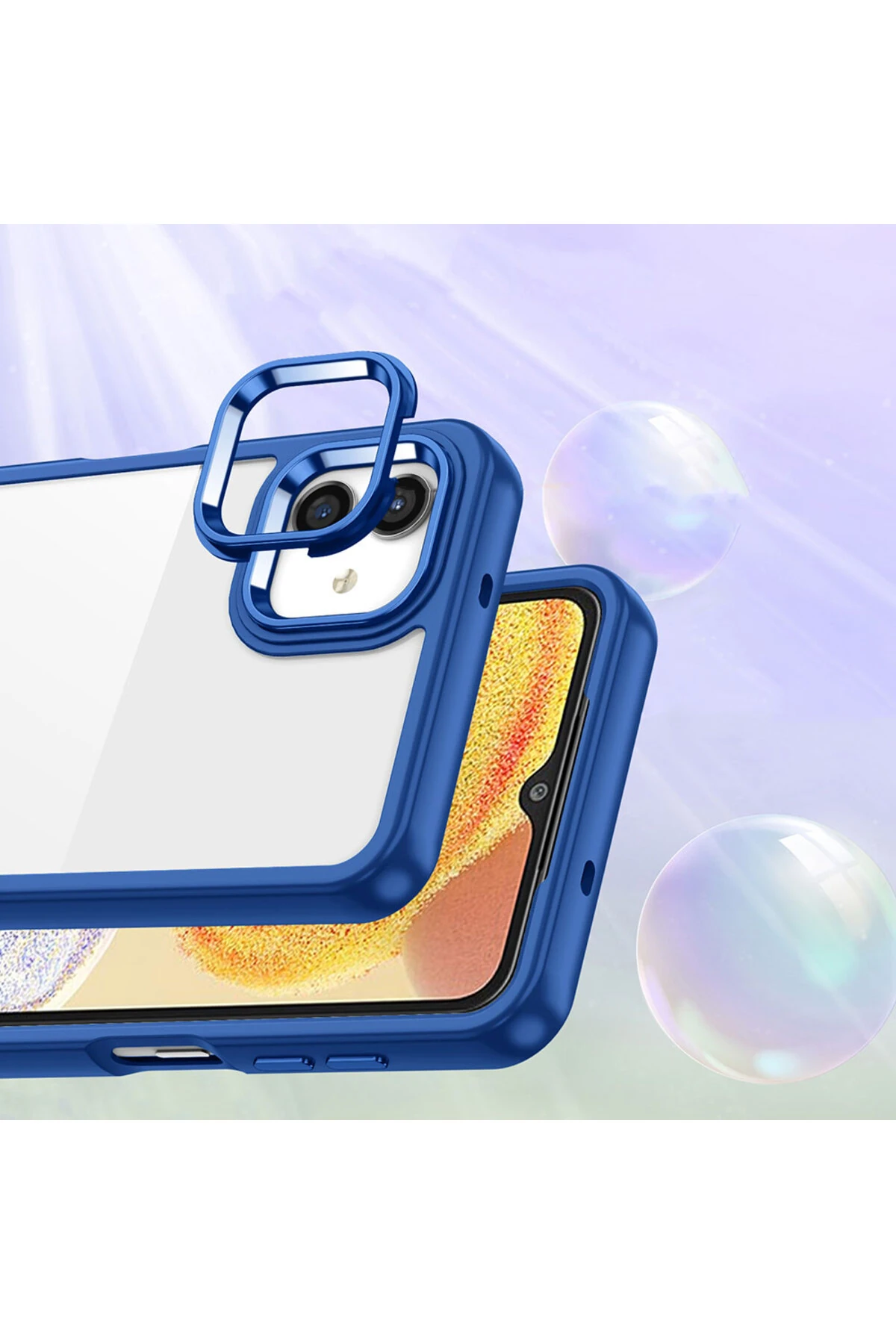 Galaxy A04 Kılıf TKNC Flora Kapak - Rose Gold