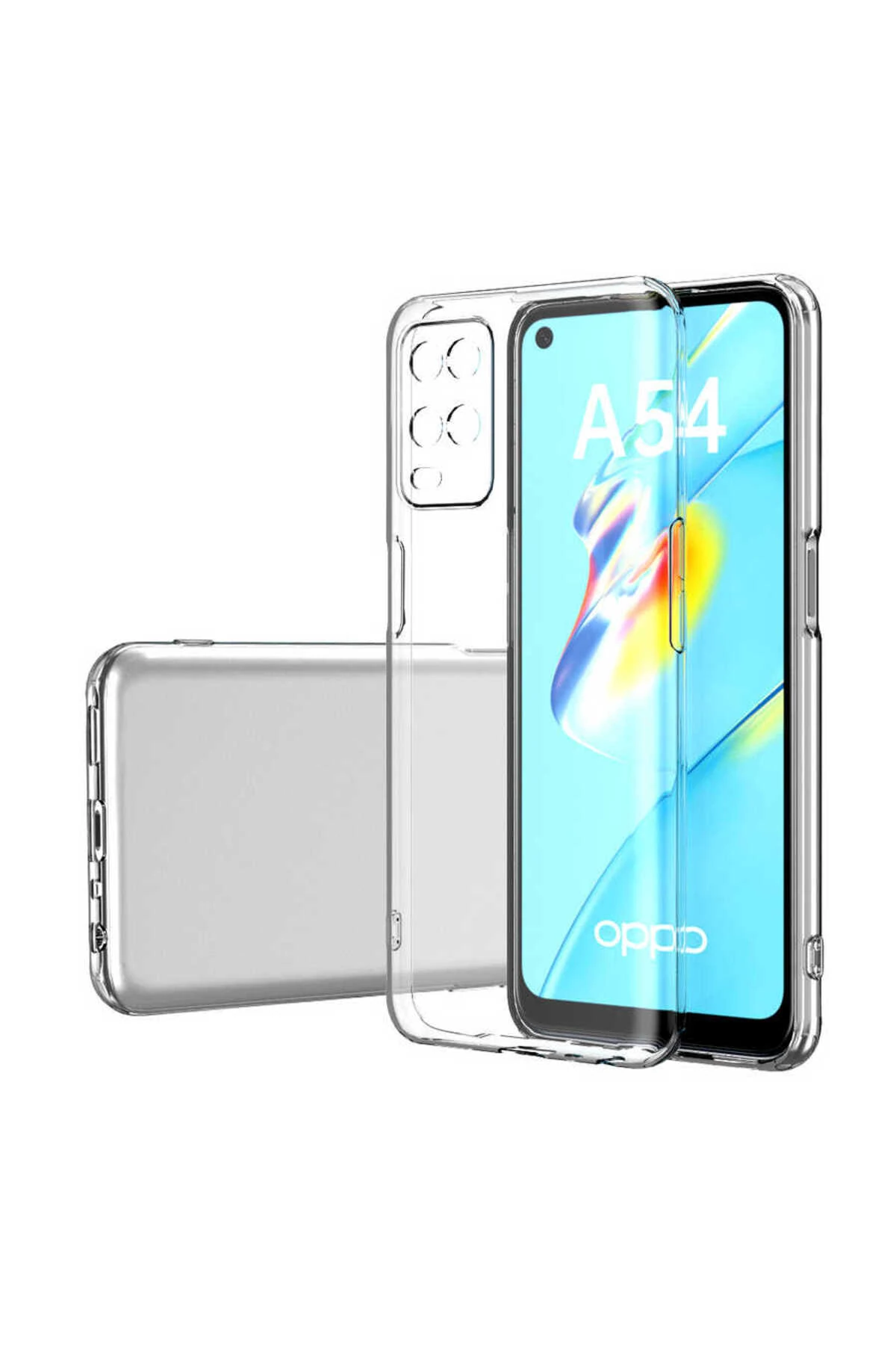 A54 4G Kılıf NXXA Kamera Korumalı Süper Silikon Kapak - Renksiz