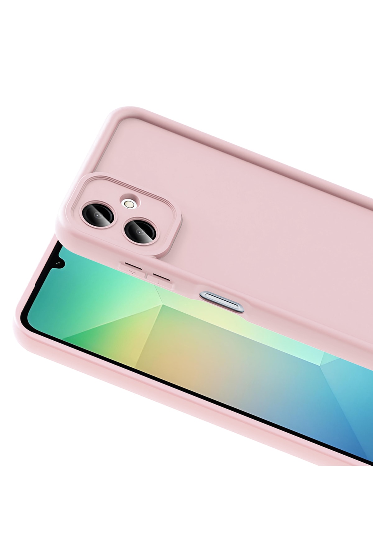 Galaxy A06 Kılıf Kamera Korumalı LCKC Ananas Kapak - Pembe