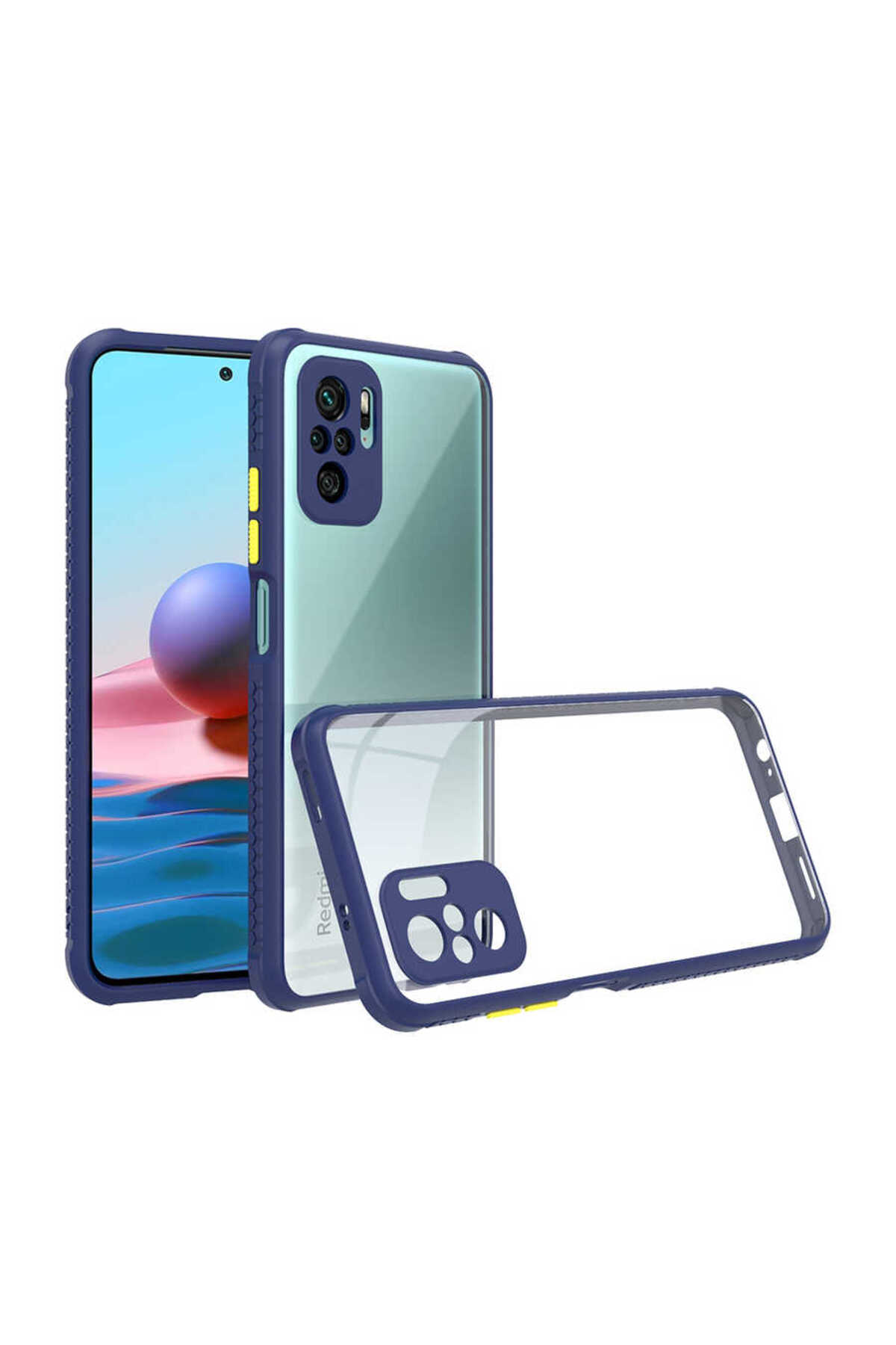Redmi Note 10S Kılıf GLLP Kaff Kapak - Mor