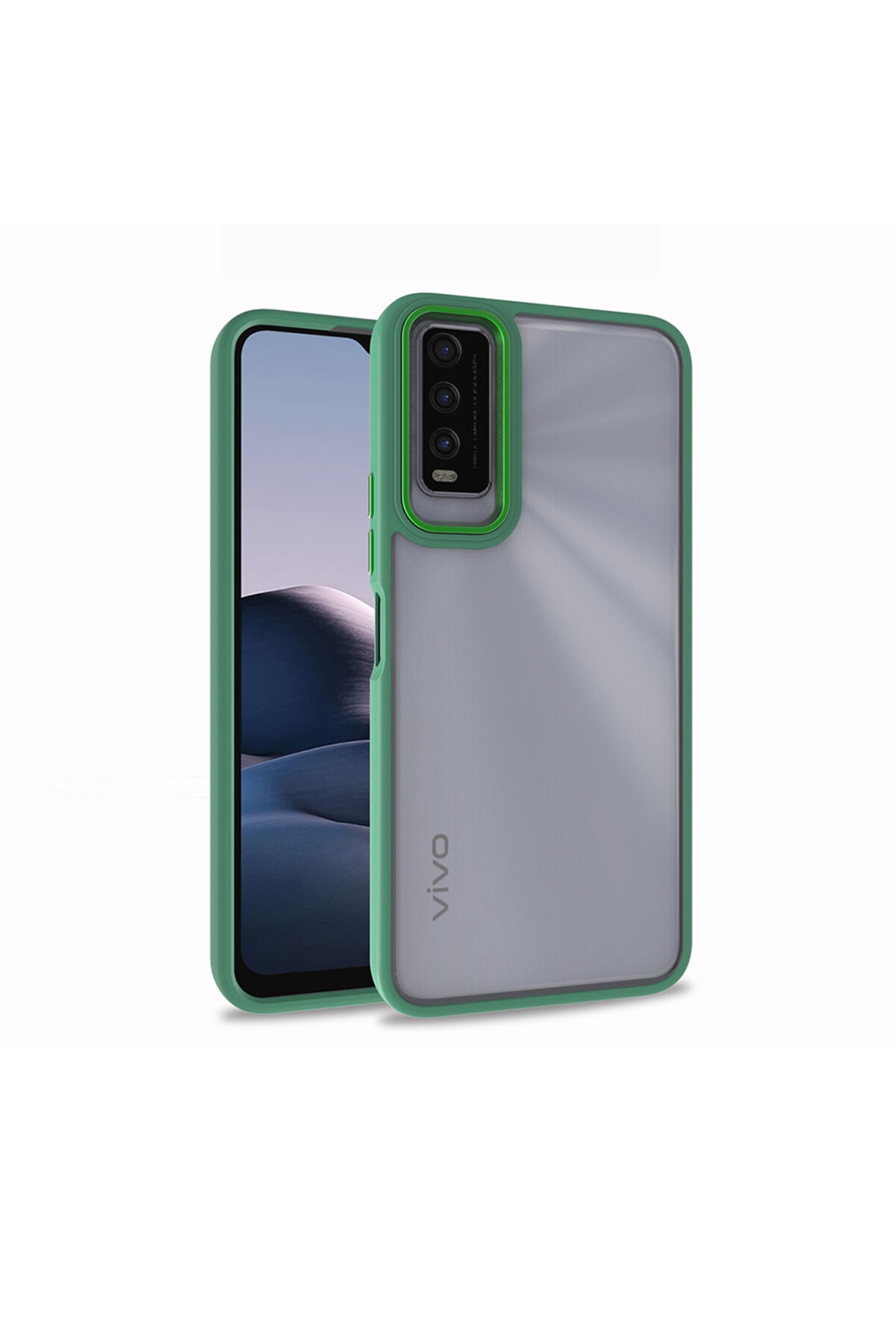 Vivo Y11S Kılıf SYS Flora Kapak - Yeşil