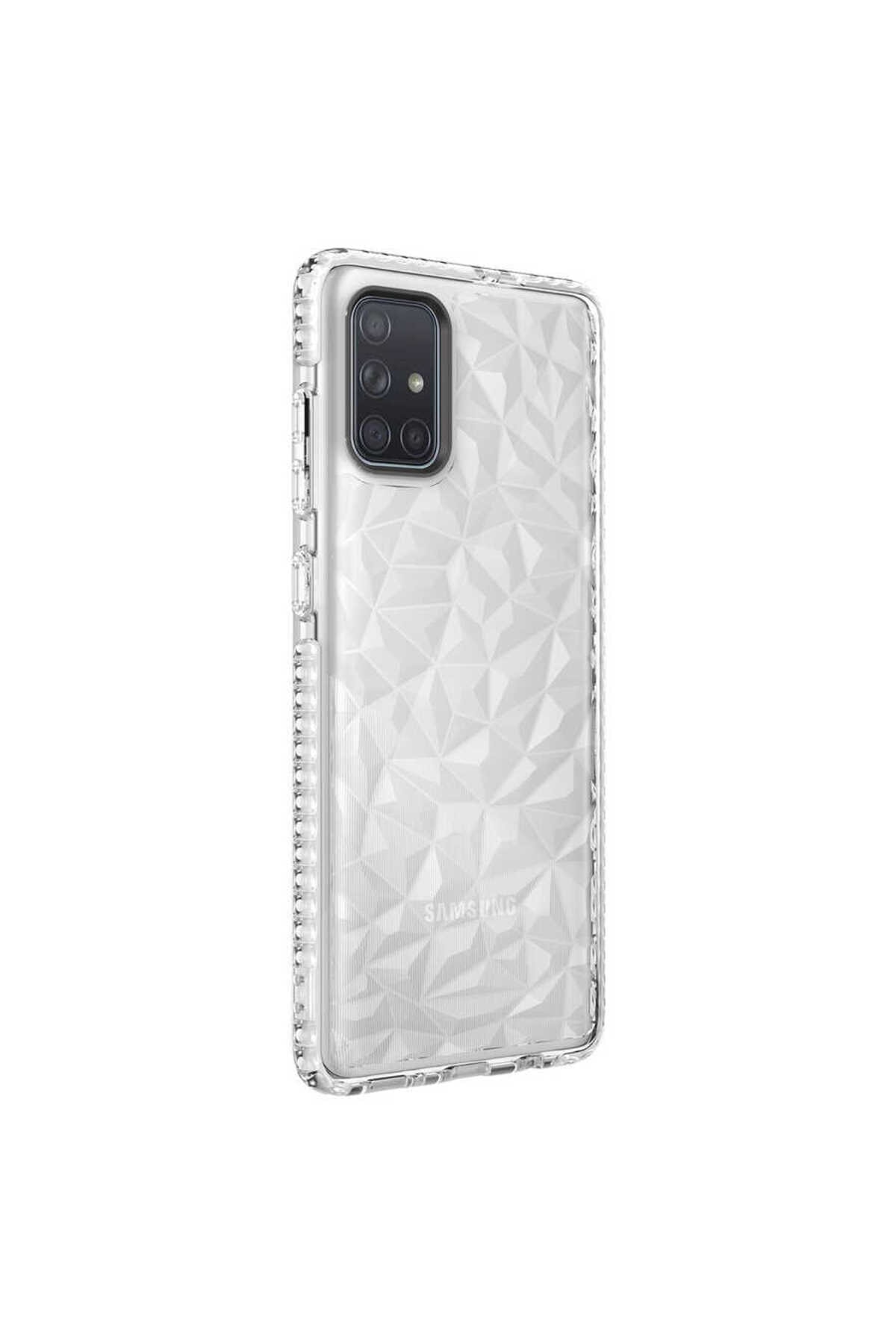 Galaxy A71 Kılıf BTBM Buzz Kapak - Beyaz
