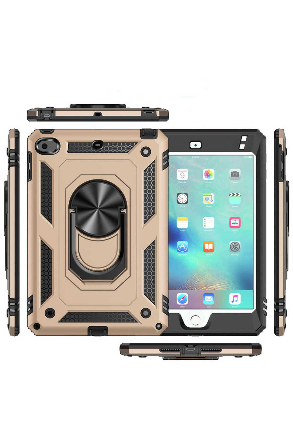 iPad Mini 4. Nesil - Uyumlu Uyumlu SYS Tablet Vega Kapak-Siyah