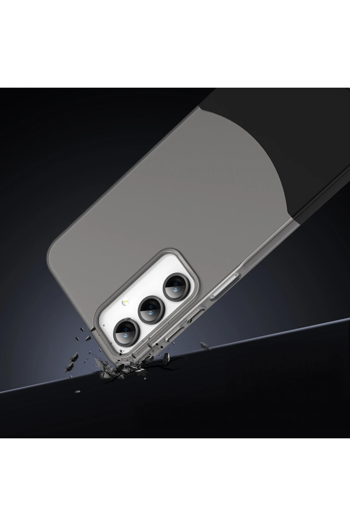 Galaxy A35 Kılıf Mıknatıslı EFFX Duble Kapak - Gri