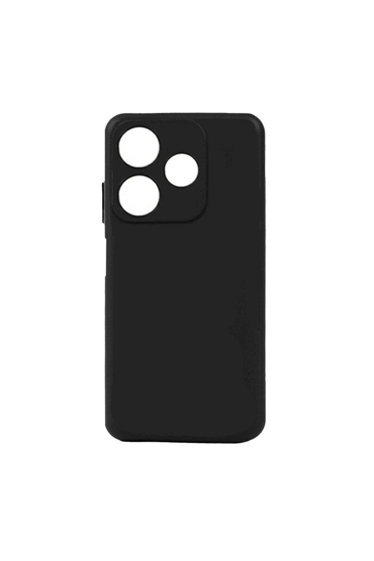Tecno Spark 10C Kılıf GCMP Biye Silikon - Siyah